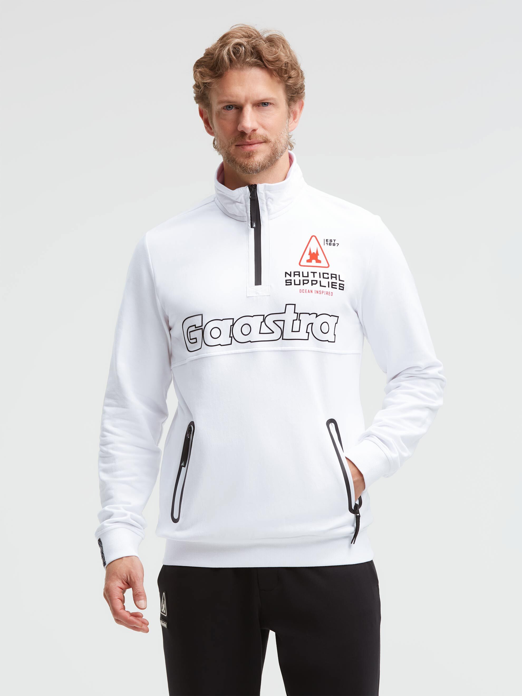 Gaastra Sweater, mit Reißverschluss-Taschen