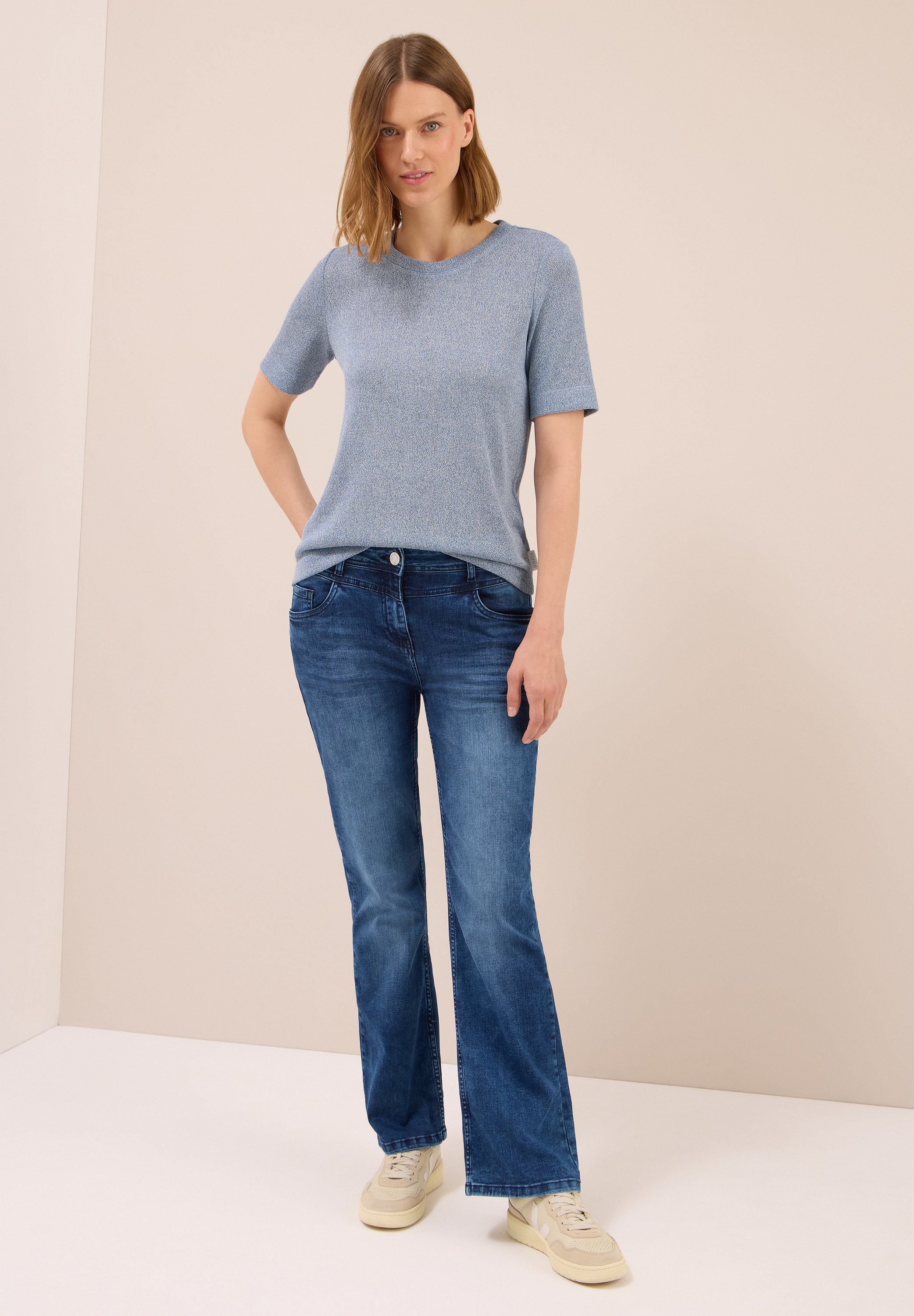 Cecil T-Shirt, aus softer Viskose