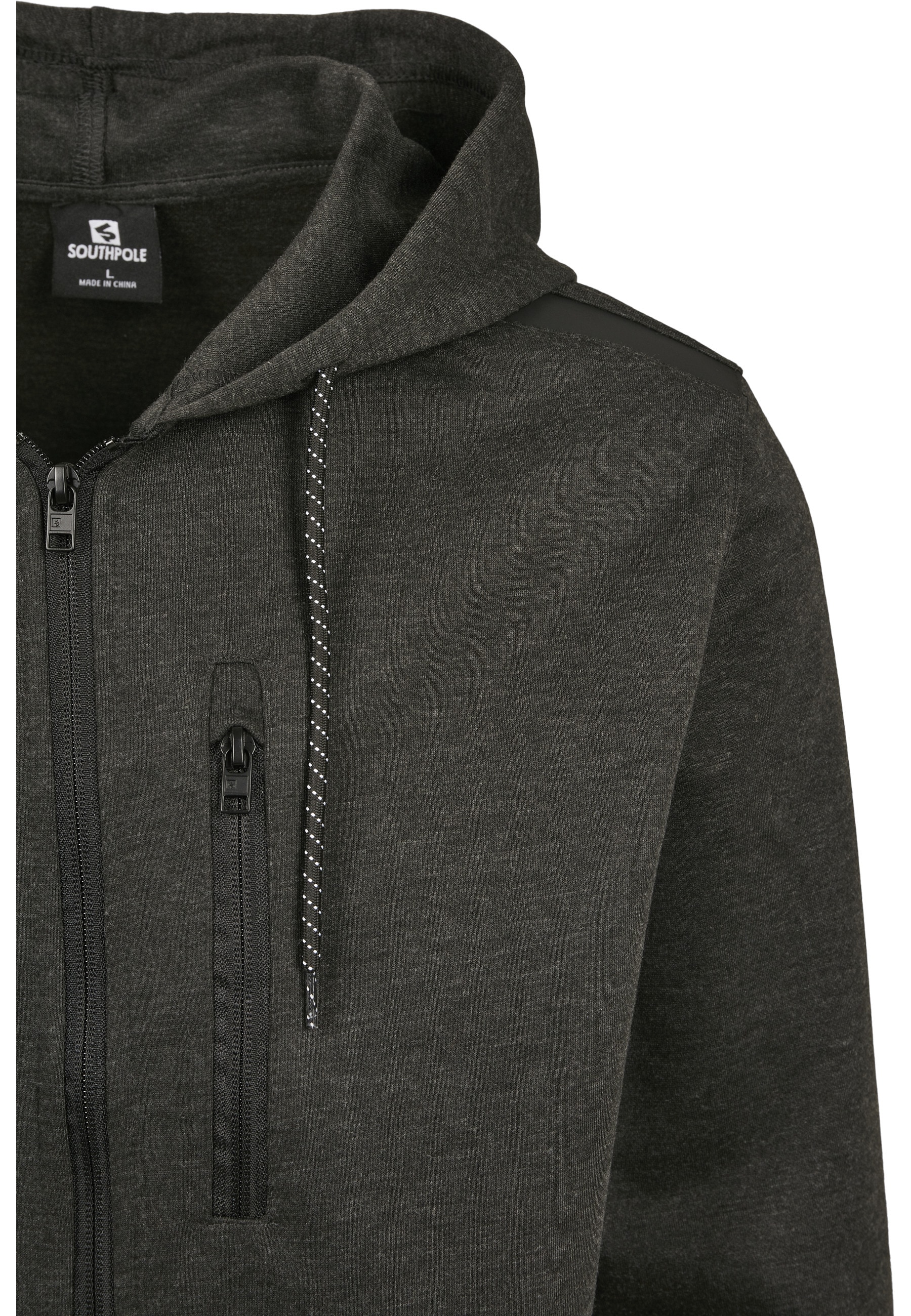 Southpole Sweatjacke »Southpole Herren Taped Tech Fleece Full Zip Hoody« 1 Stk.
