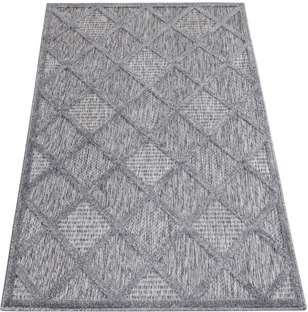 Carpet City Teppich "In-& Outdoorteppich Santorini 457, 3D-Effekt, Raute-Lo günstig online kaufen