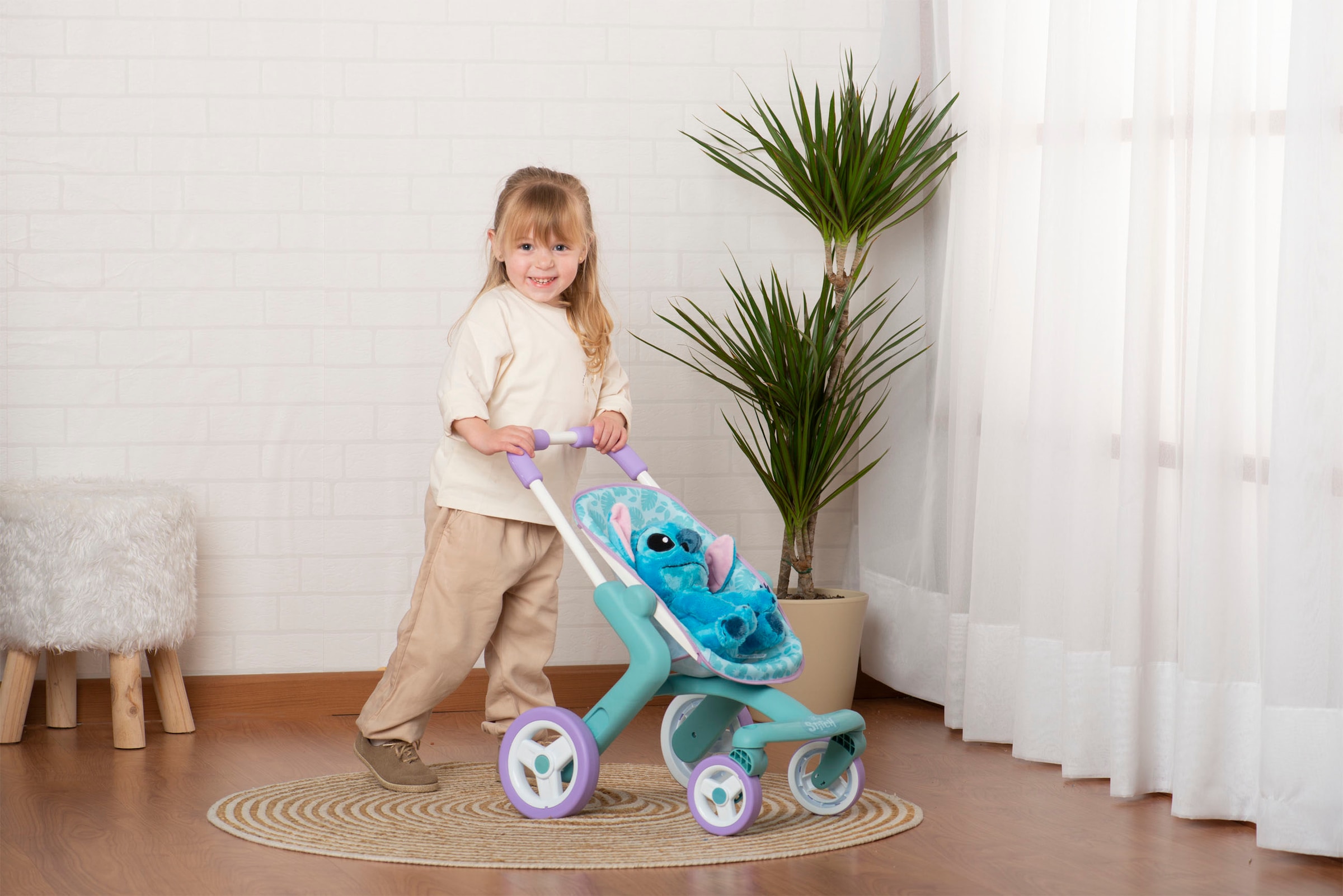 Smoby Puppenbuggy »Stitch«, inkl. Stich-Plüsch; Made in Europe