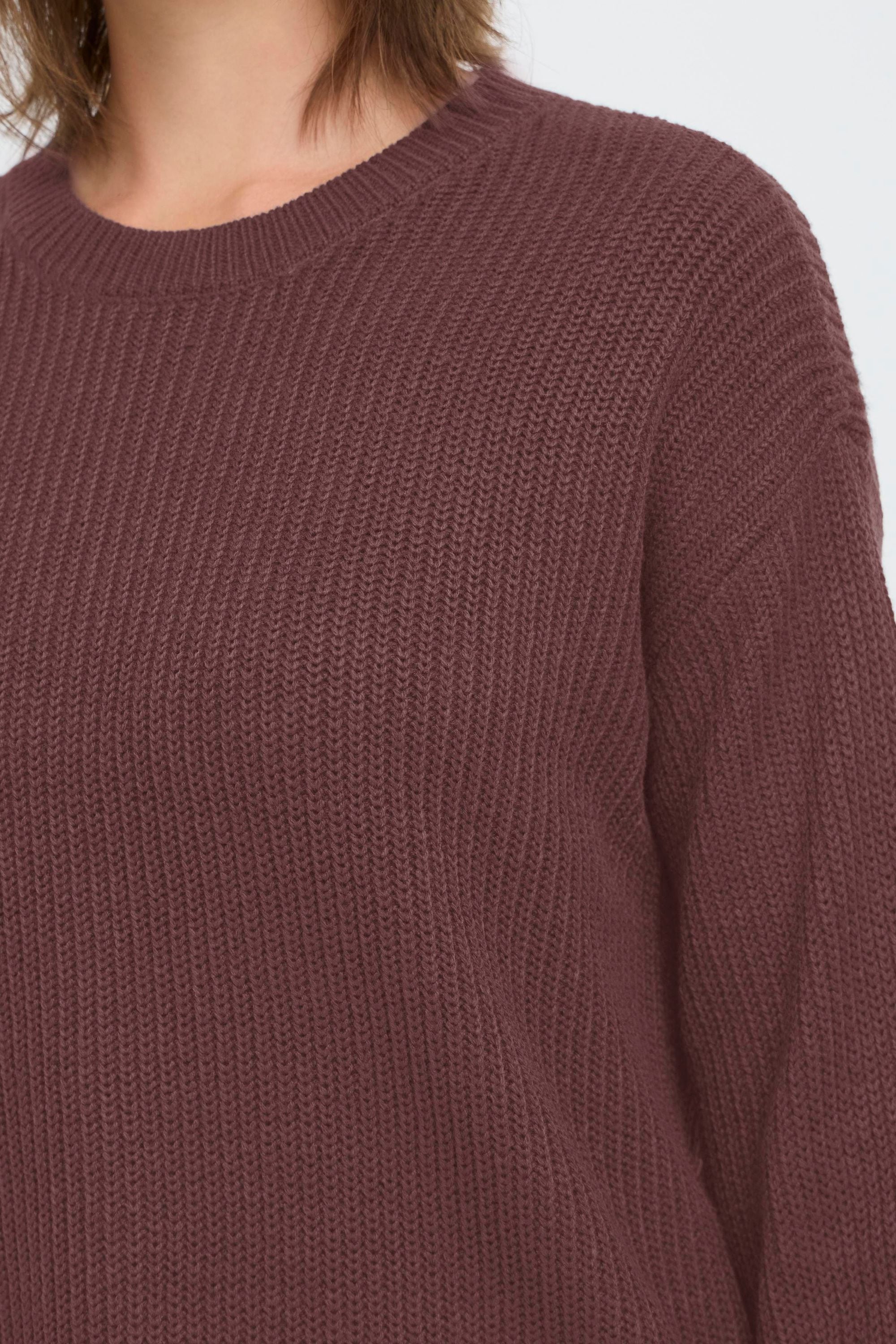 OXMO Strickfleece-Pullover »Strickpullover OXFKIMNI«