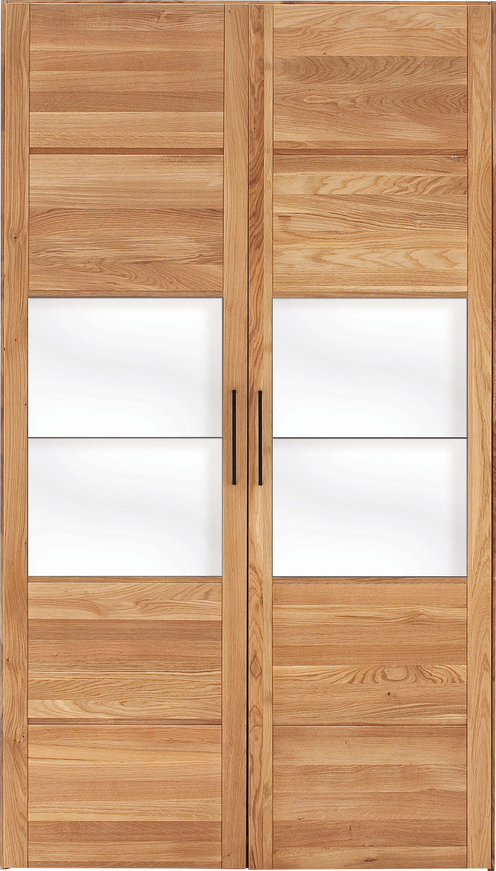 Home affaire Kleiderschrank "Chamara" aus massivem Eichenholz, in unterschiedlichen Breiten, Höhe 218 cm