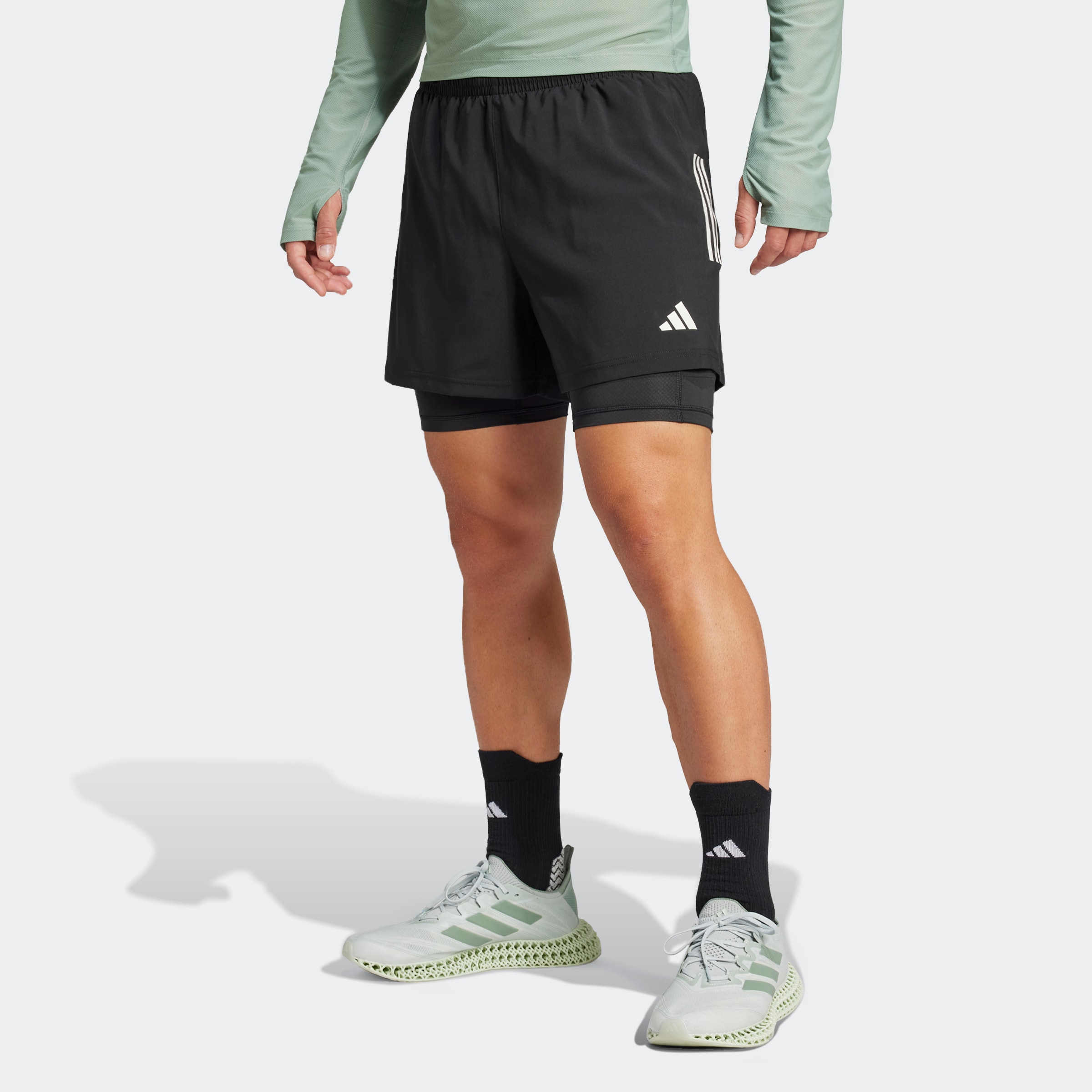 adidas Performance Laufshorts "OTR B S 2in1 M", (1 tlg.)