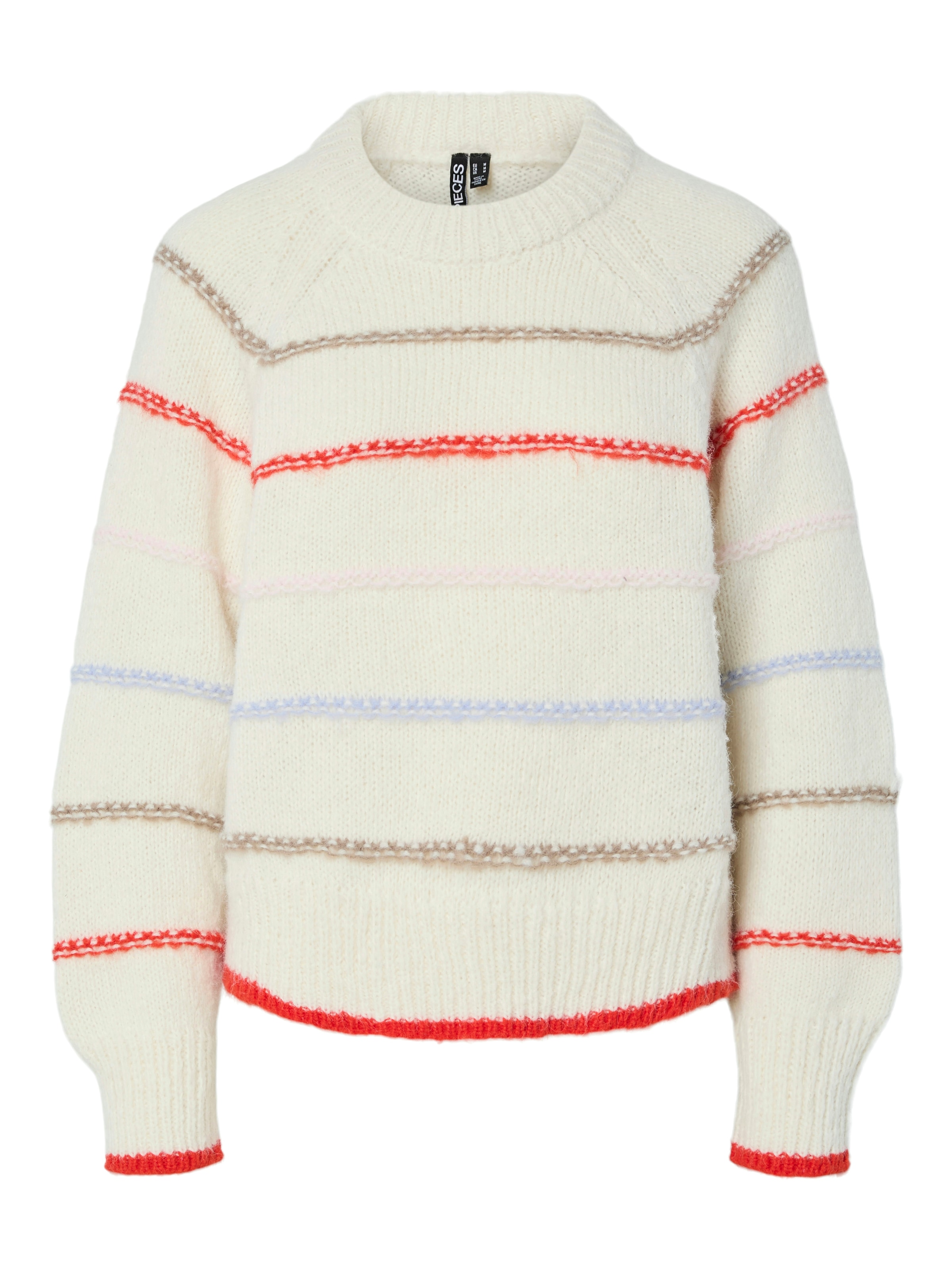 pieces Strickpullover "PCNELIA LS O-NECK KNIT NOOS BC" günstig online kaufen