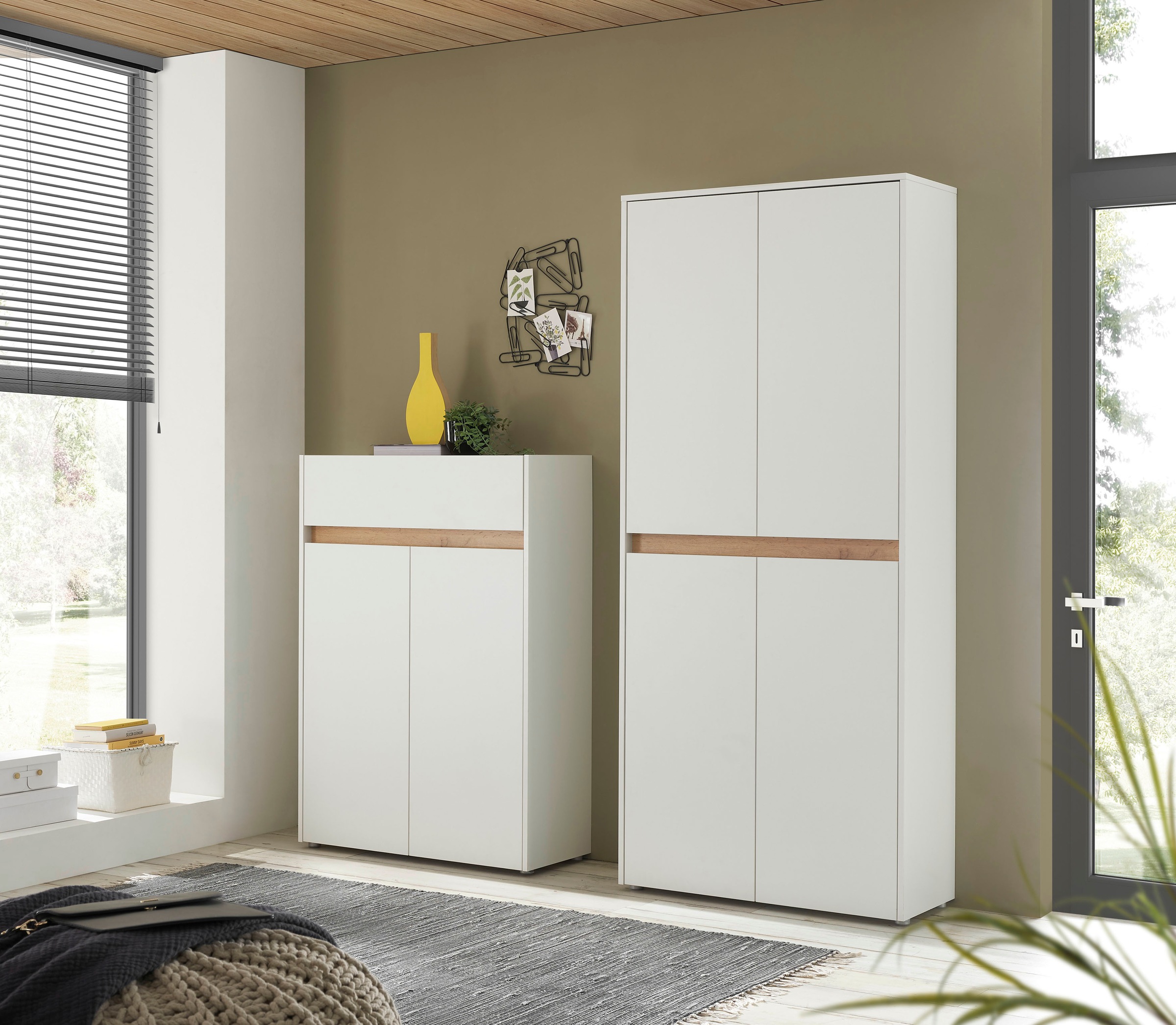 Home affaire Garderoben-Set "City/Giron, moderne Garderobe, viel Stauraum, günstig online kaufen