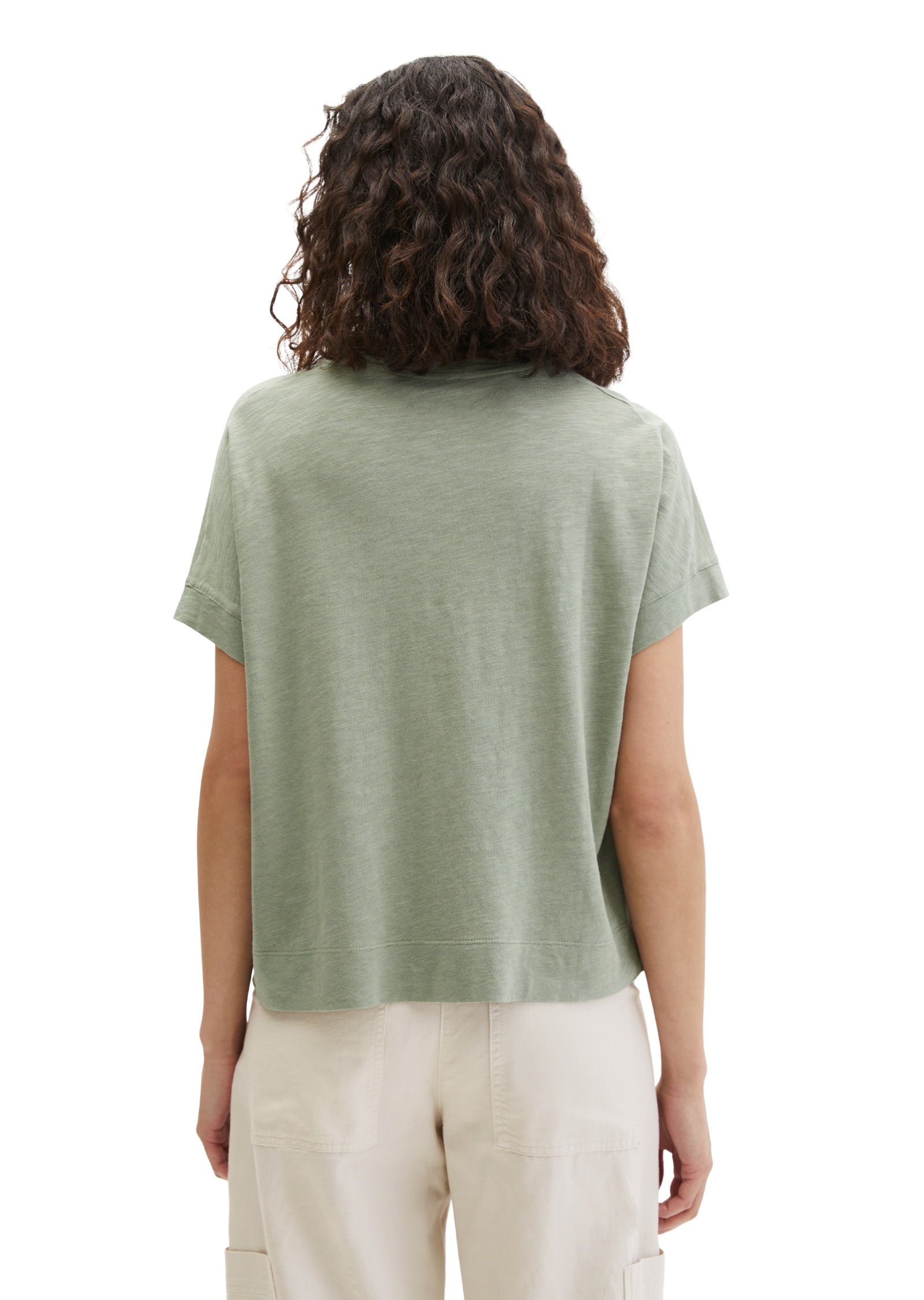 Marc O'Polo T-Shirt »mit angeschnittenen Ärmeln«