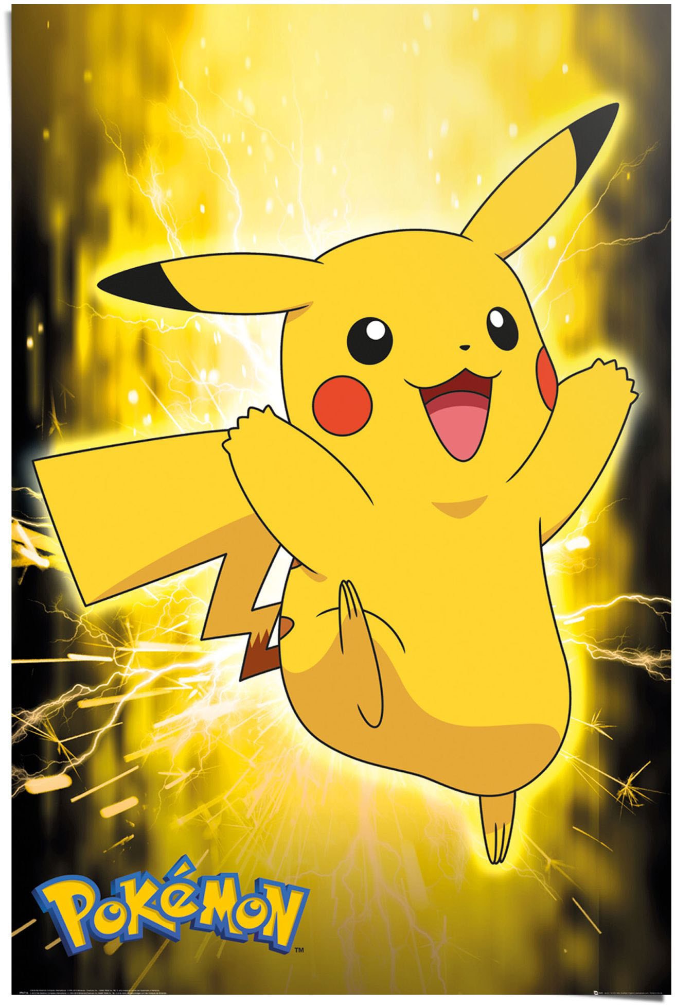 Reinders Poster "Pickahu Pokémon" 1 Stk. tlg. günstig online kaufen