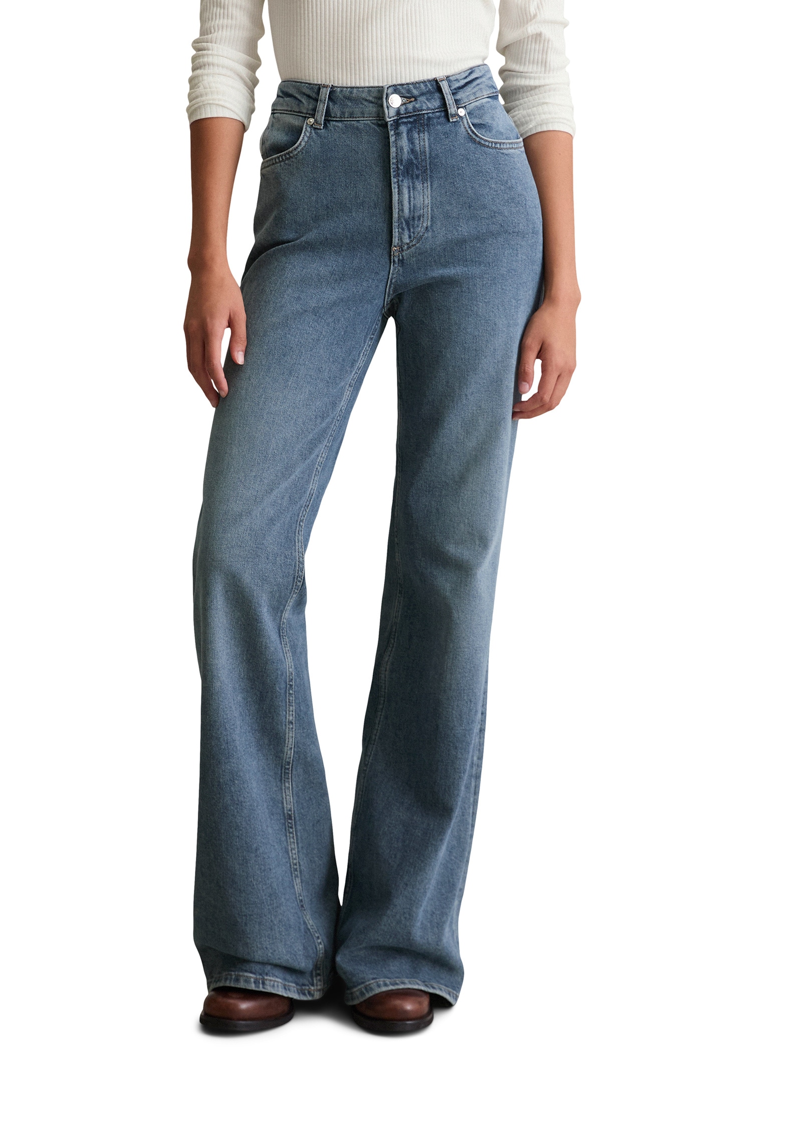 Marc OPolo DENIM Bootcut-Jeans "aus Organic-Cotton-Lyocell-Mix" günstig online kaufen