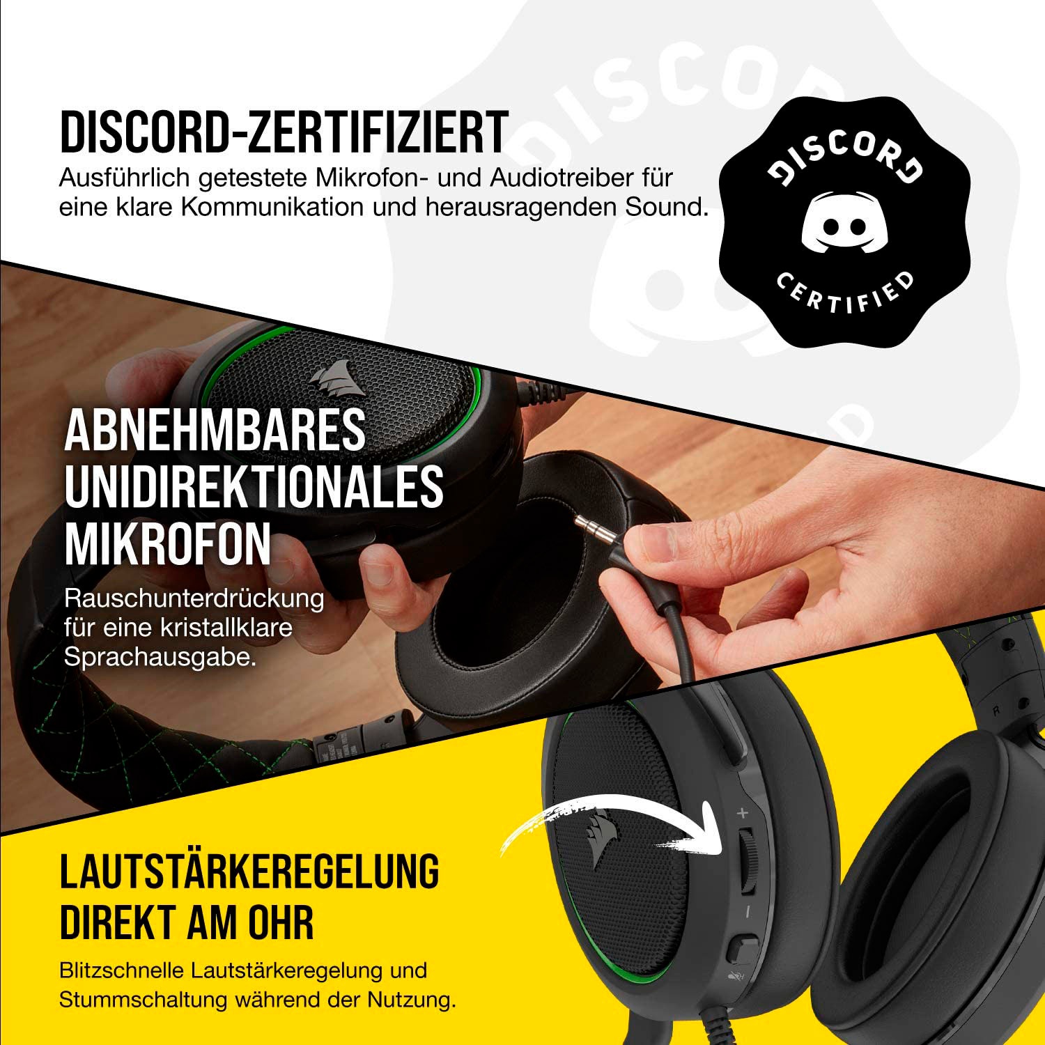 Corsair Gaming-Headset »HS50 PRO Stereo Blue«