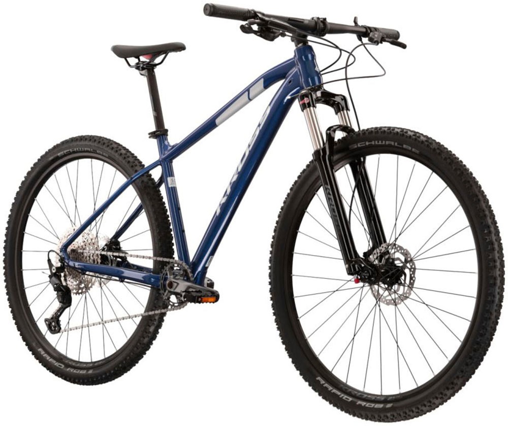 Kross Mountainbike »KROSS MTB Hardtail Level 5.0 29" blau 11 Gänge«, 11 Gang, Shimano, DEORE M5100 Schaltwerk, Kettenschaltung