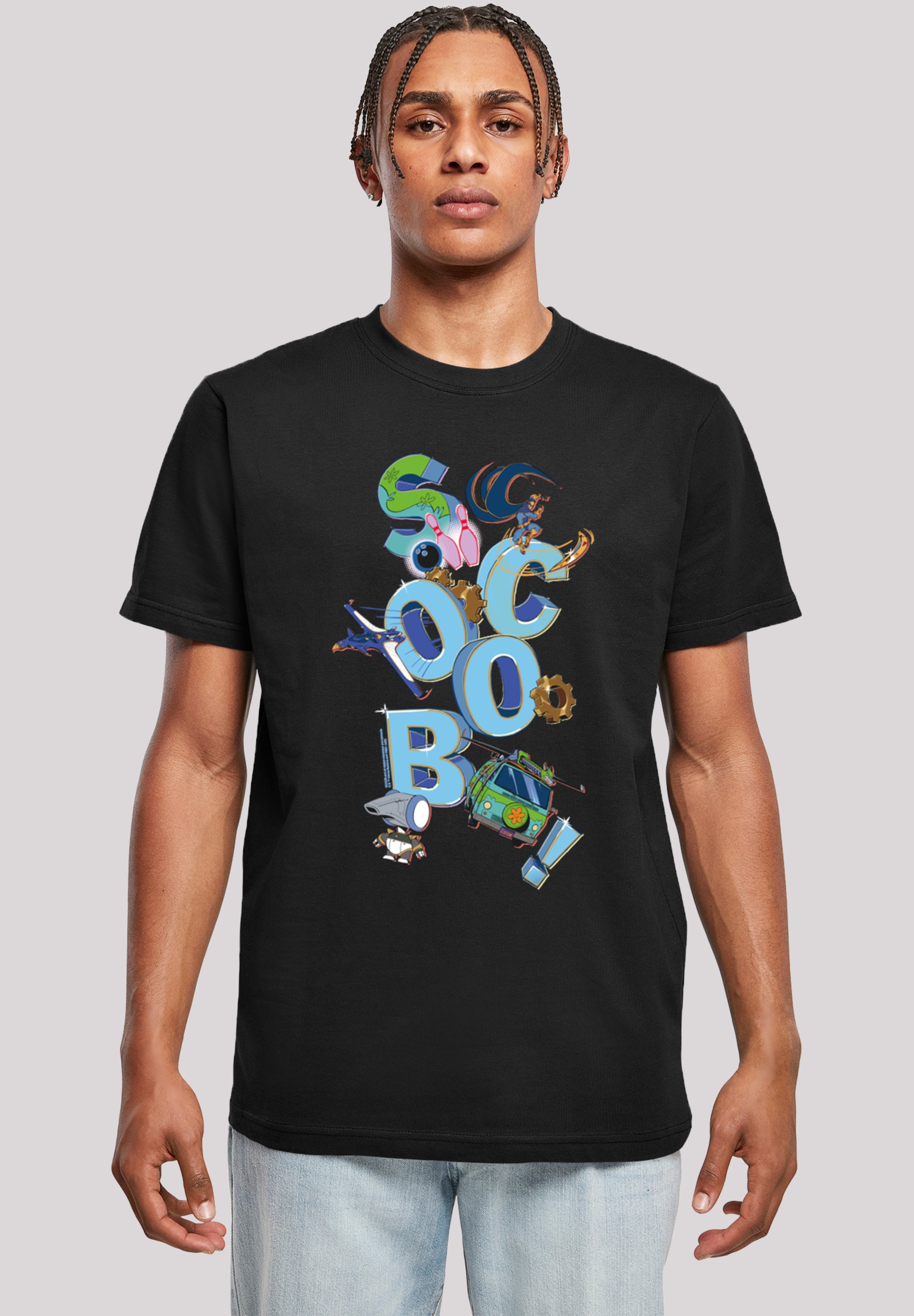 F4NT4STIC T-Shirt "Scooby Doo Letters Jumble", Herren,Premium Merch,Regular günstig online kaufen