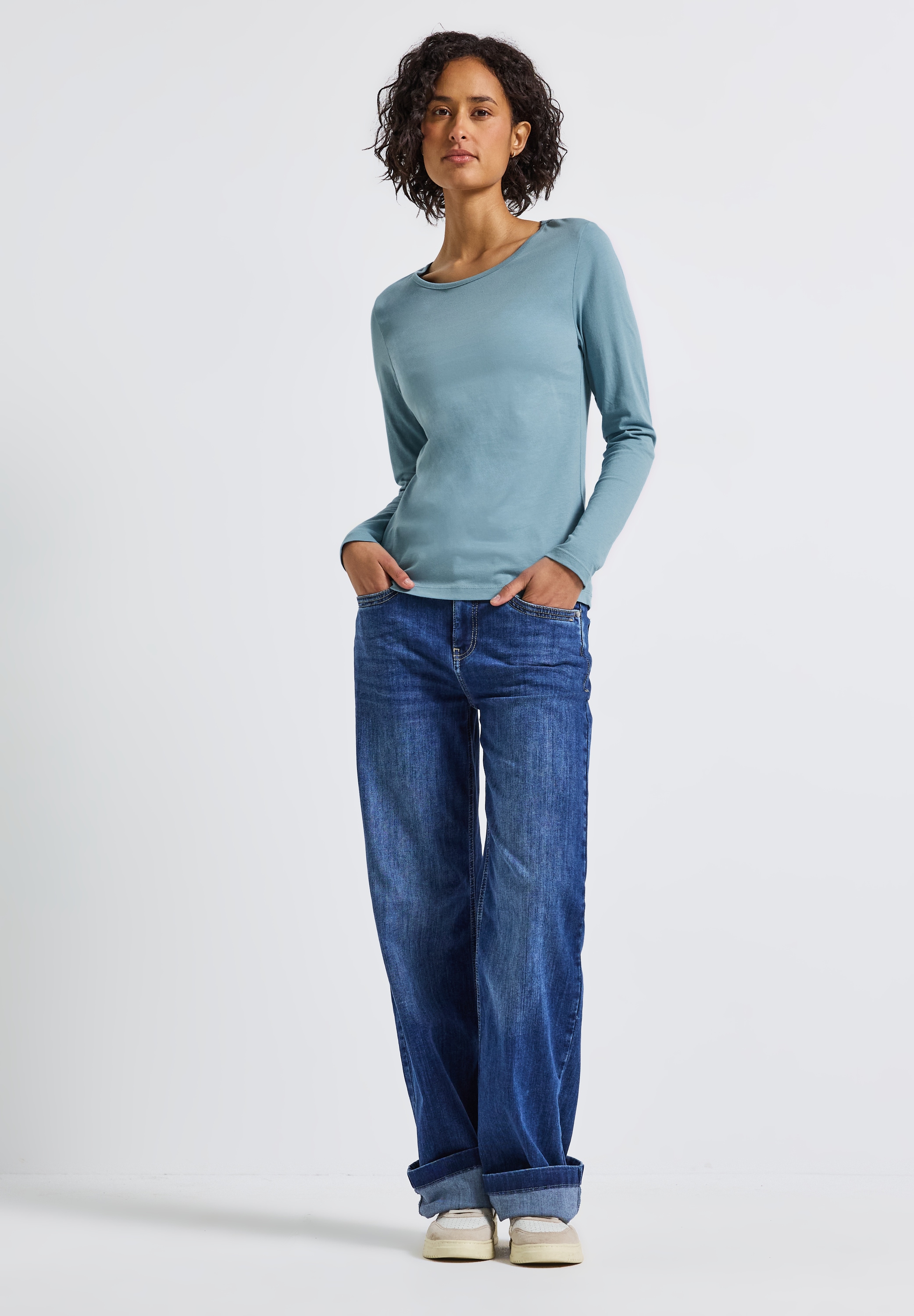 STREET ONE Langarmshirt, Basic
