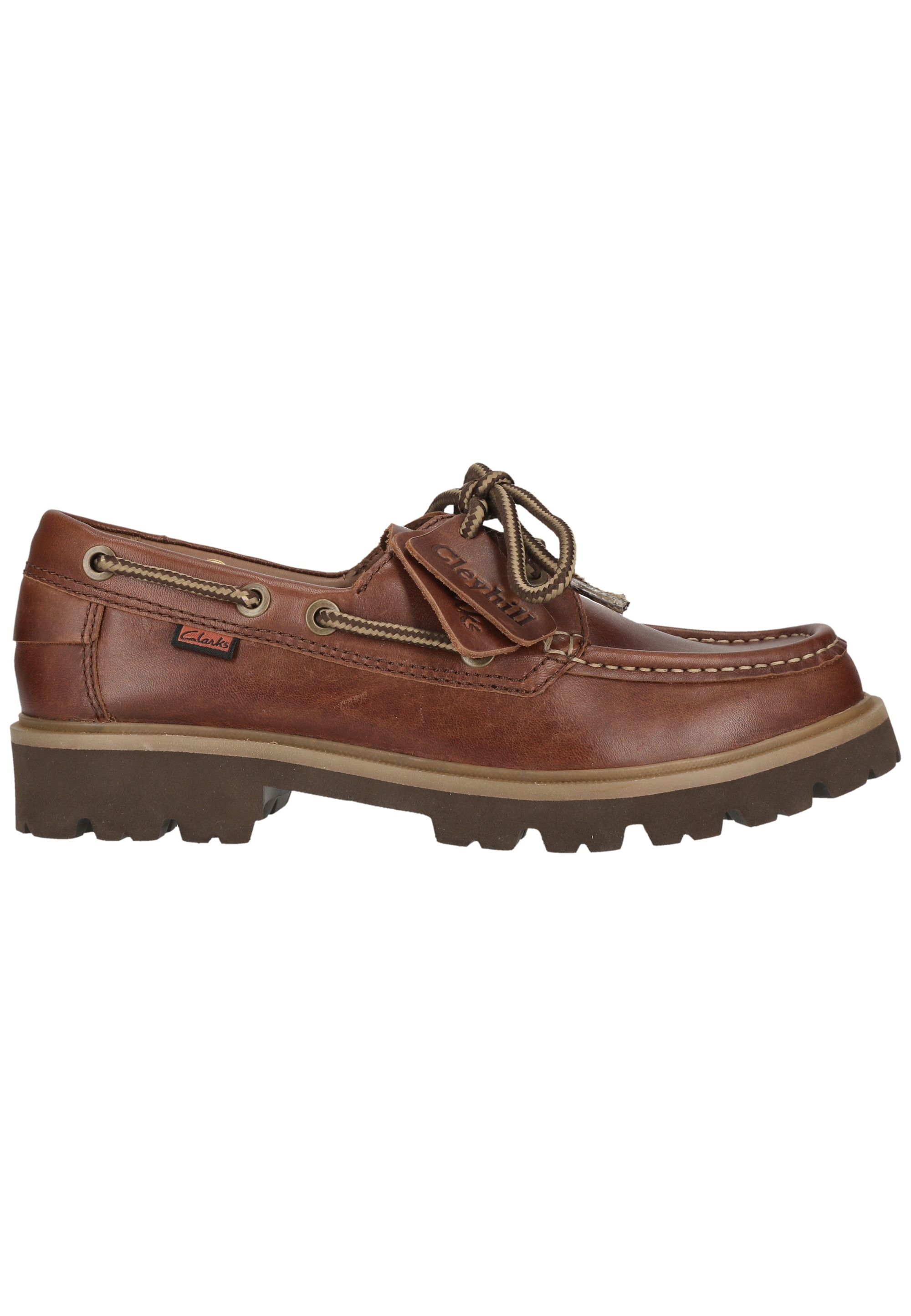 Clarks Schnürschuh »Cleyhill Boat«  mit XTRALITE-Sohle