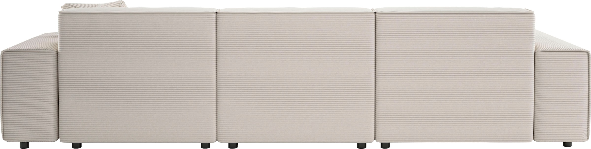 andas Ecksofa »Glimminge auch in Breitcord, Feincord, Bouclé + Easy care-Bezug«, L-Form, Breite 294, Zierkissen