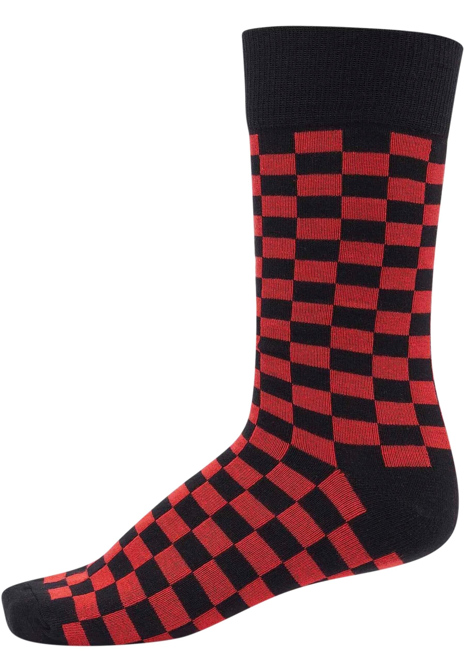 URBAN CLASSICS Basicsocken »Urban Classics Accessoires Check Socks 5-Pack«, (1 Paar)