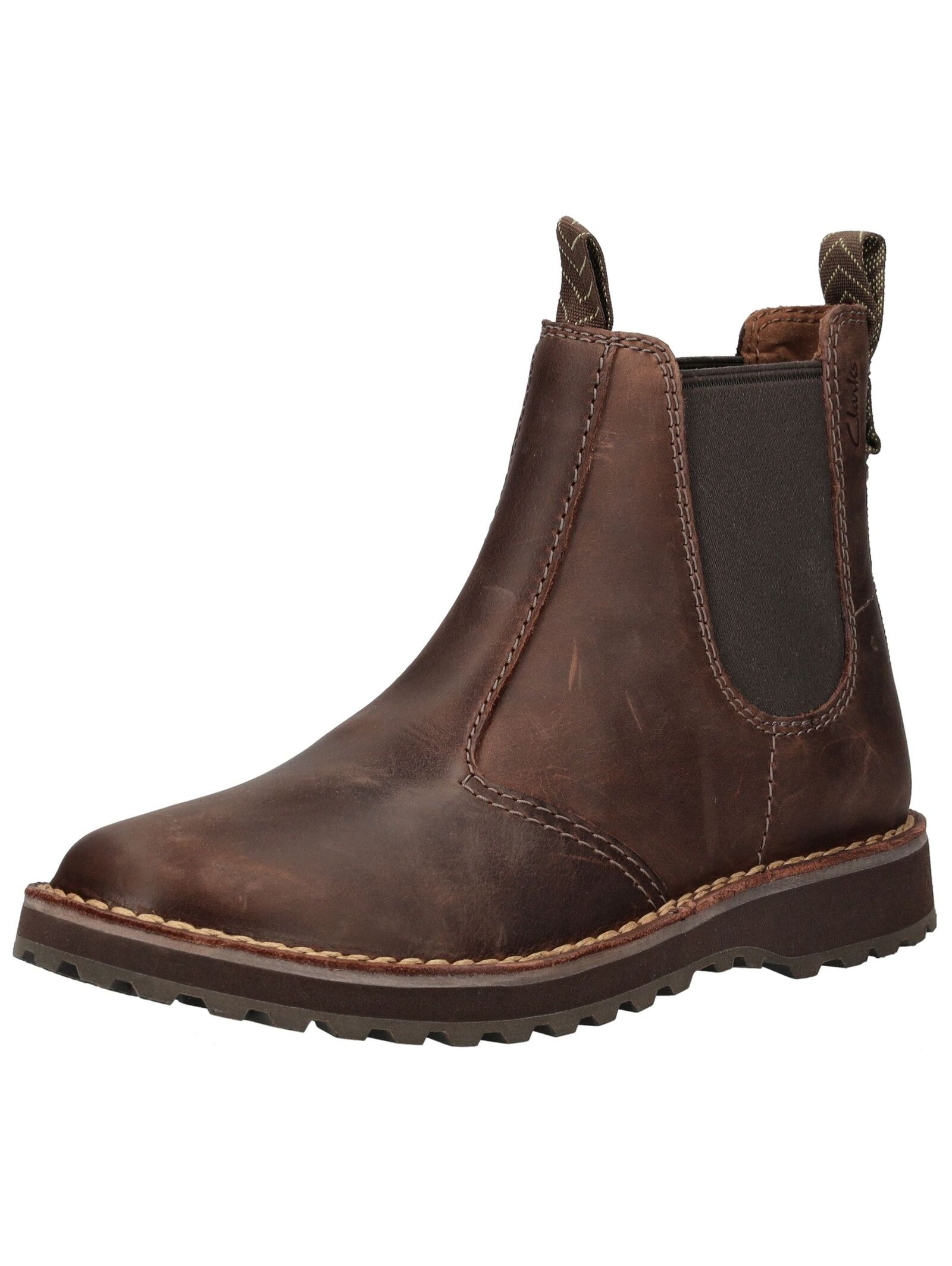 Clarks Schnürstiefelette "Clarks Stiefelette Leder/Textil" günstig online kaufen