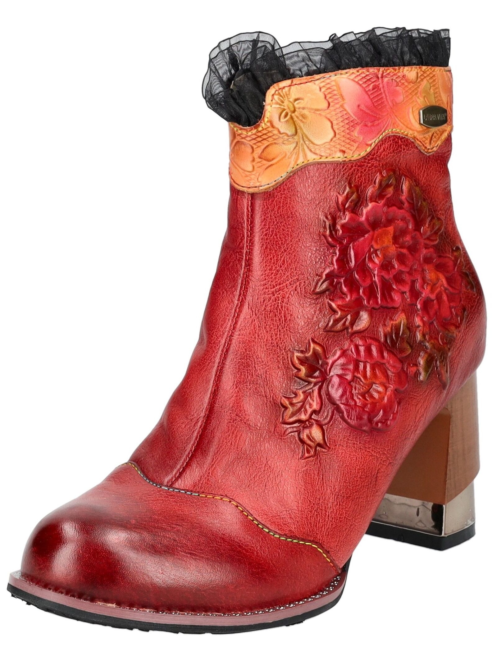 LAURA VITA High-Heel-Stiefelette "LAURA VITA Stiefelette Leder" günstig online kaufen