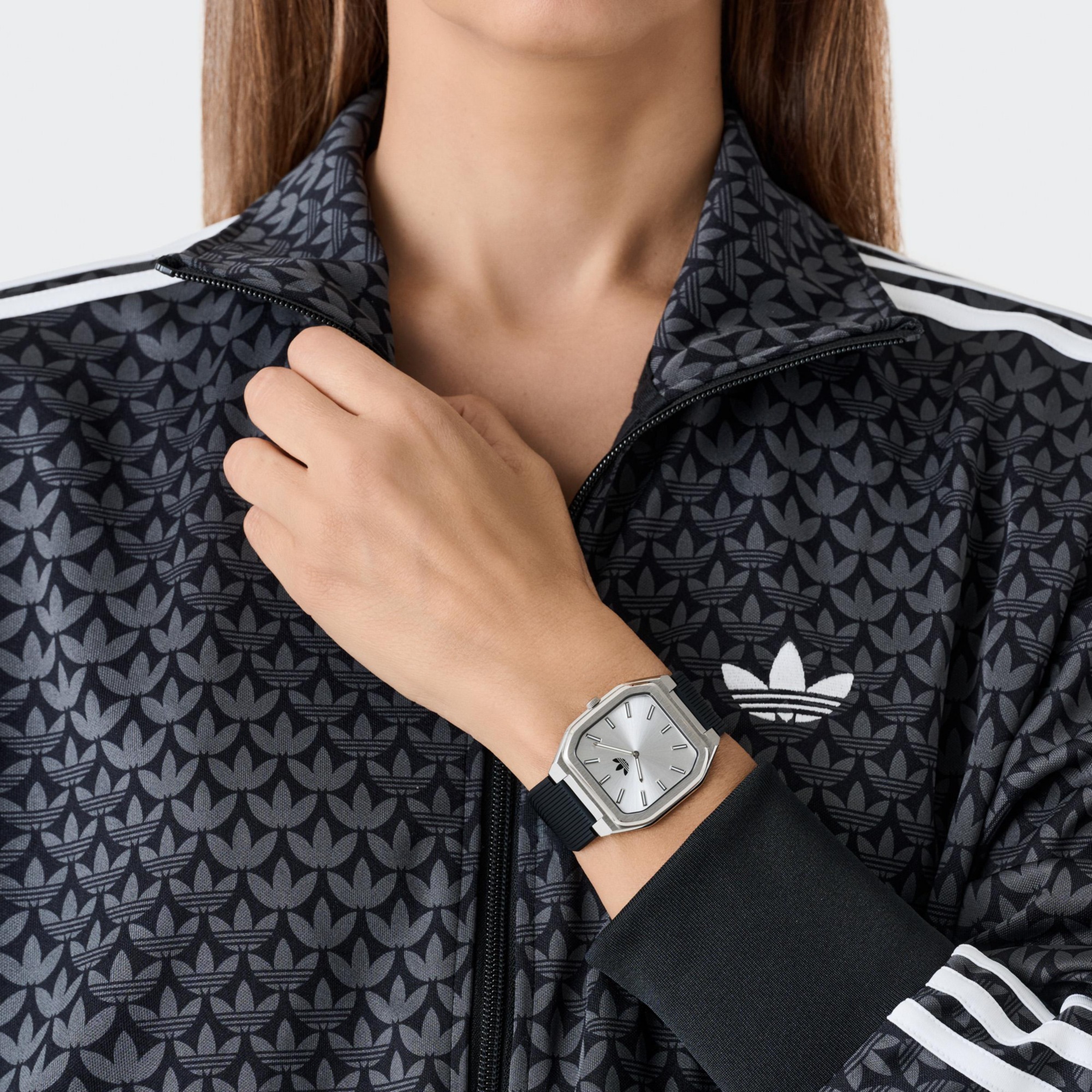 adidas Originals Quarzuhr »CITY TECH SQUARE« Armbanduhr, Damenuhr, Herrenuhr, Silikonarmband, analog