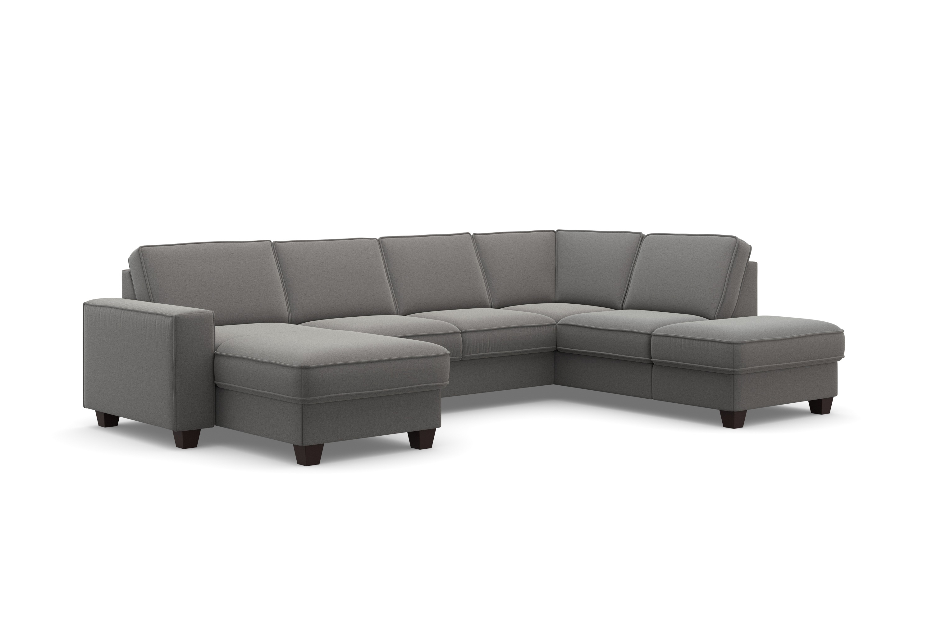 Thumbnail - Home affaire Wohnlandschaft "County U-Form" wahlweise Ottomane links oder rechts, mit Federkern-Polsterung