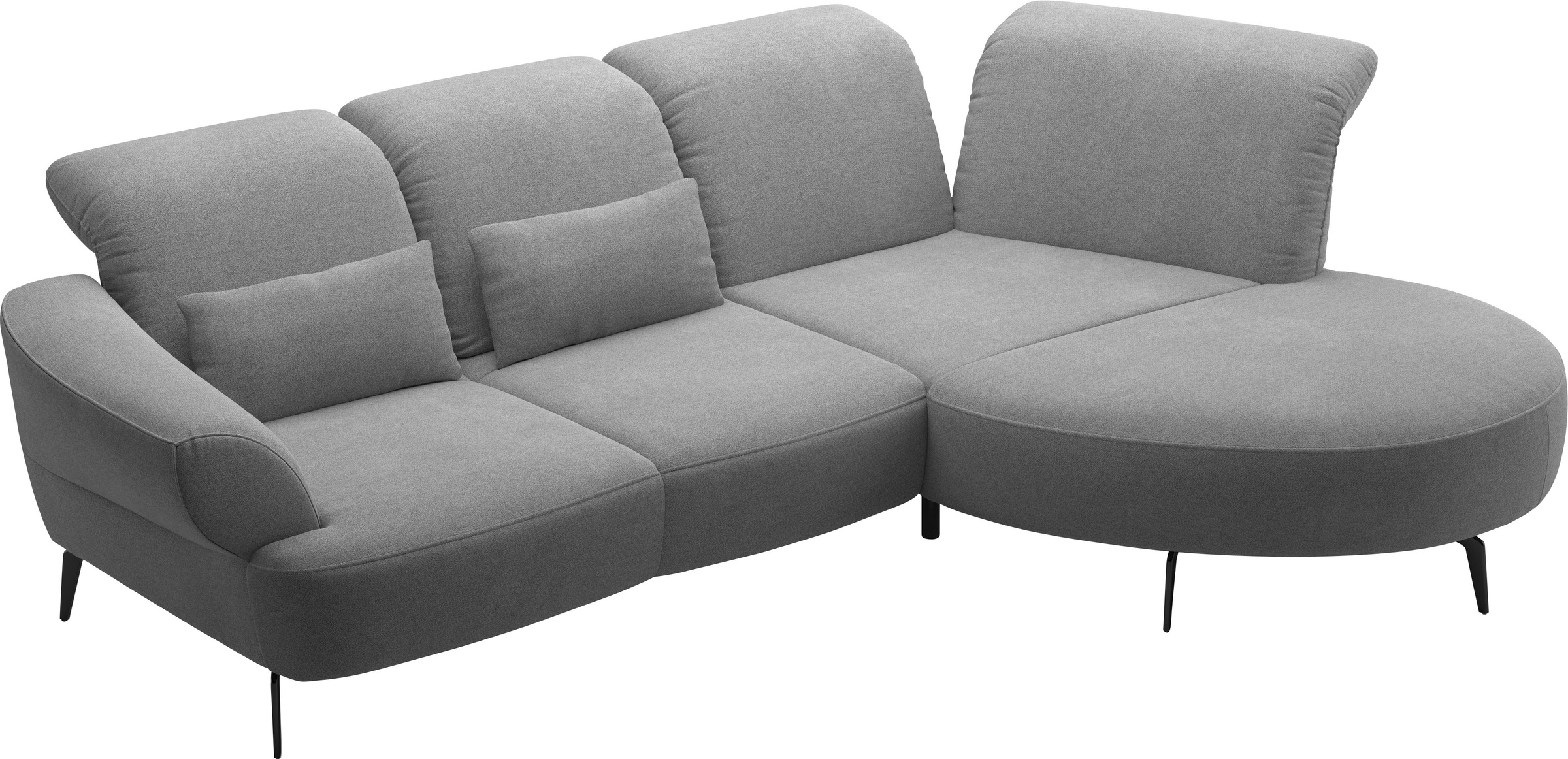 sit&more Ecksofa »Dance«, inkl.System Click&Seat und Sitztiefenverstellung