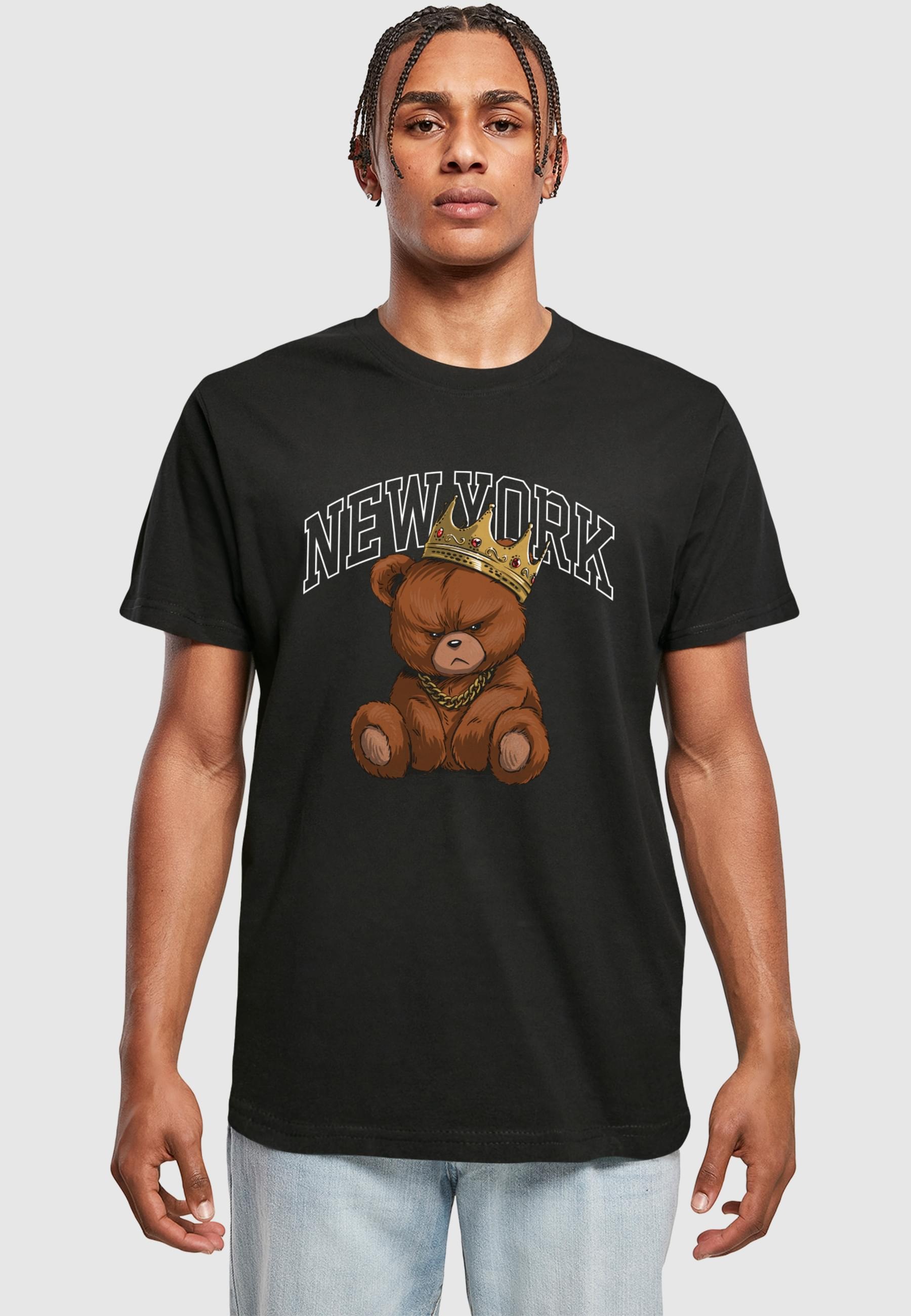 Thumbnail - MisterTee T-Shirt "MisterTee NY Crowned Bear Tee" 1 Stk.