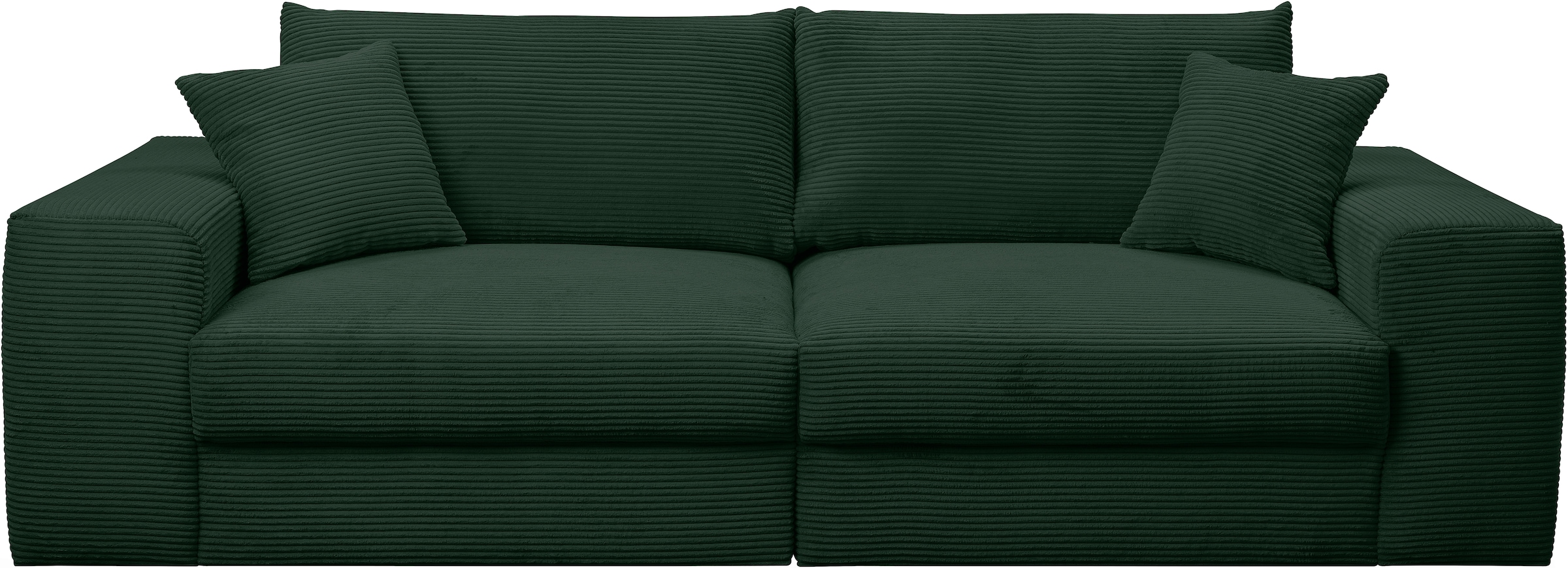 WERK2 Big-Sofa »Rozzana mit viel Platz und aktuellen Bezugsvarianten«, mit losen Rückenkissen
