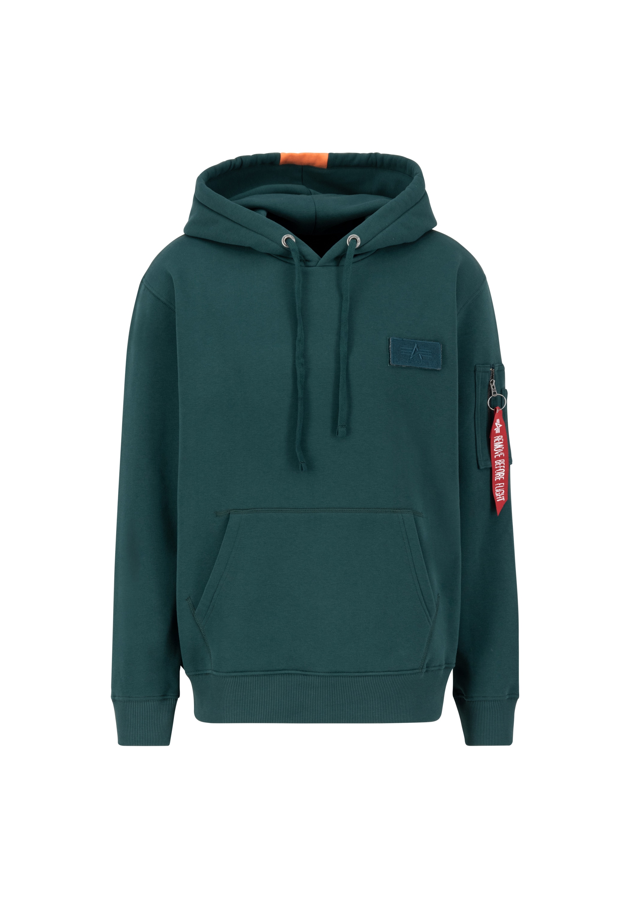 Alpha Industries Hoodie "Alpha Industries Men - Hoodies Red Stripe Hoodie"