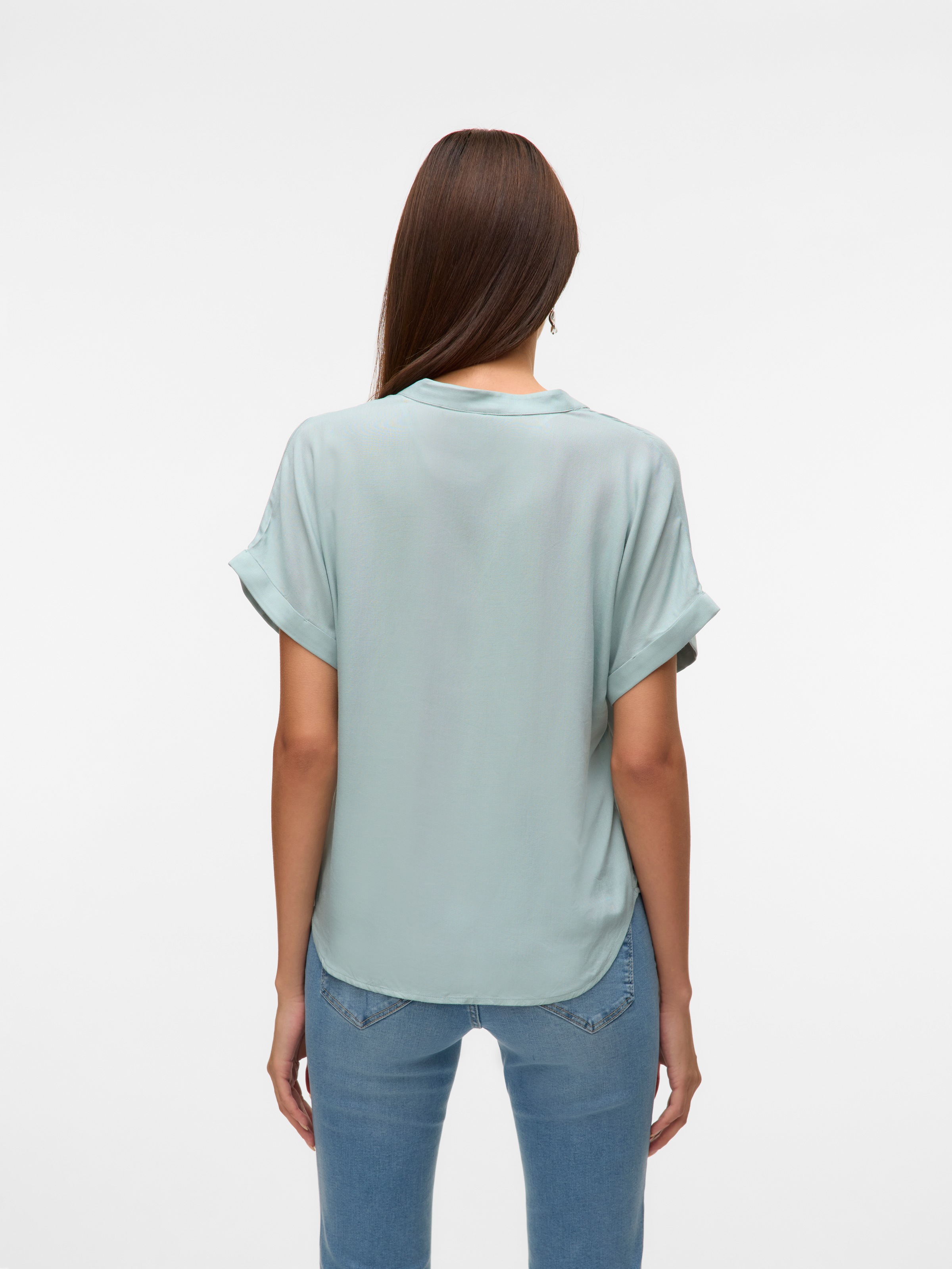 Thumbnail - Vero Moda Shirtbluse "VMBEAUTY SS TOP GA NOOS" Viskose, regular fit