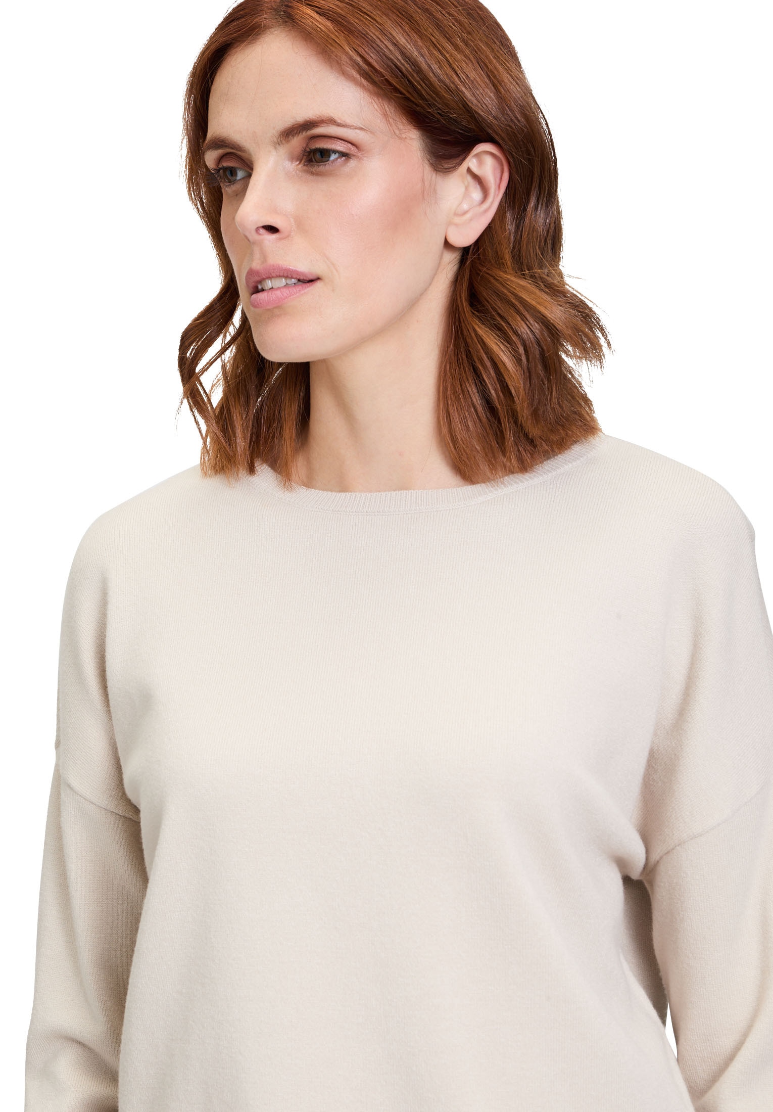 Cartoon Strickpullover »Cartoon Strickpullover mit Rundhalsausschnitt«, (1 tlg.), Color Blocking