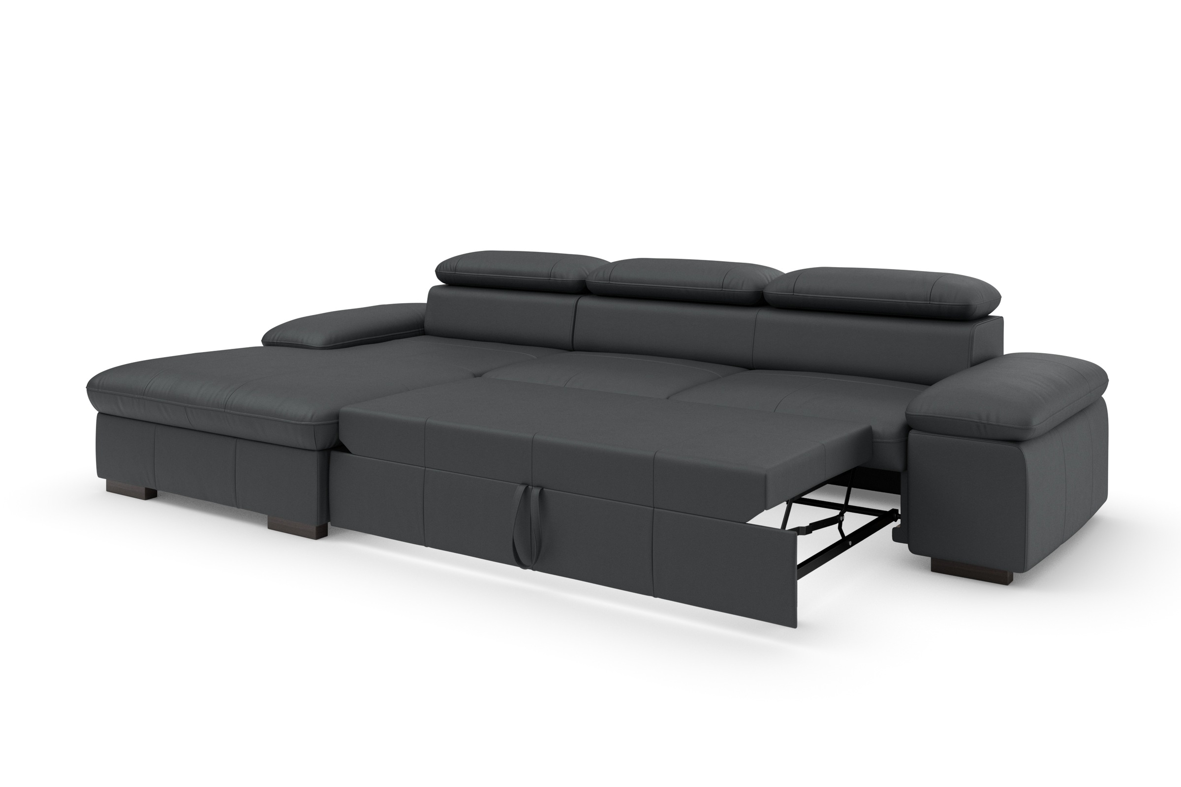 Home affaire Ecksofa »Alberto L-Form«, mit Kopfteilverstellung, wahlweise mit Bettfunktion