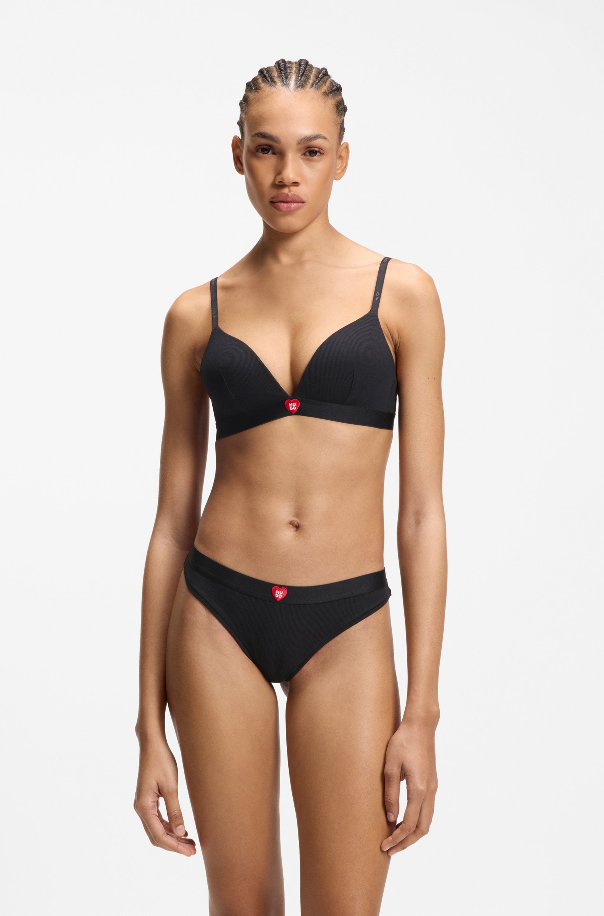 HUGO Underwear String »HUGO HEART« mit Herz-Logo und niedrigem Bund