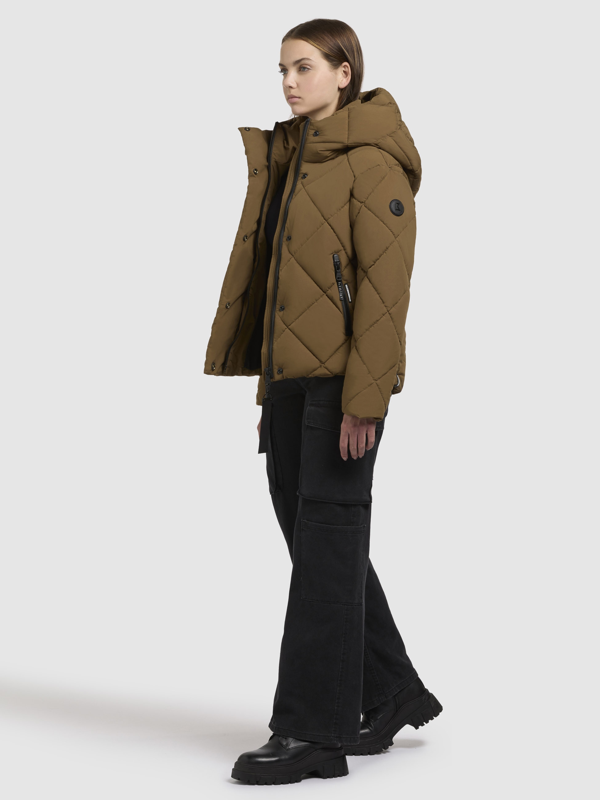 khujo Steppjacke »KIMBA«, mit Kapuze