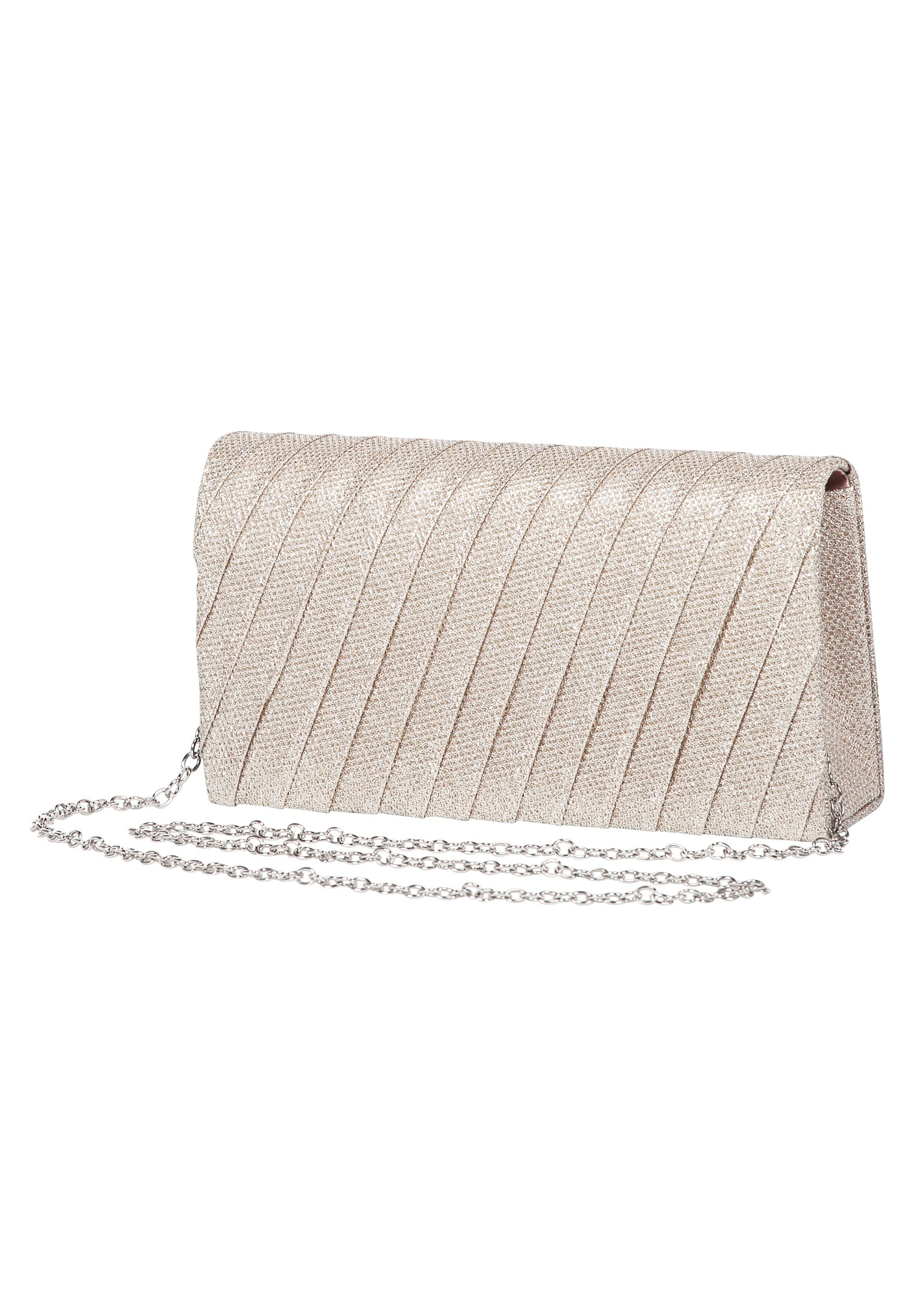 Vera Mont Abendtasche »Vera Mont Damen Clutch-Tasche im Glitzer-Look«, Falten