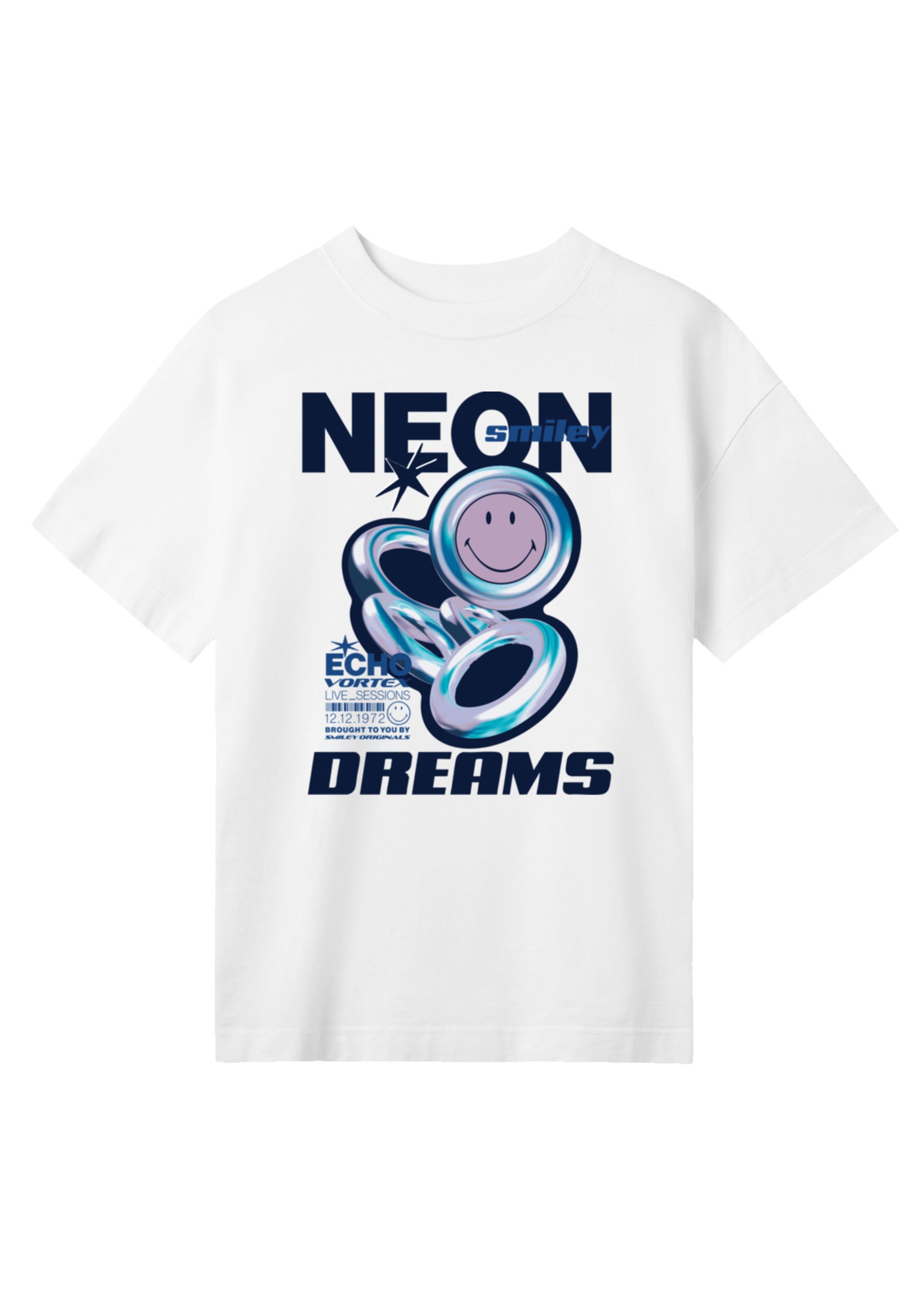 F4NT4STIC T-Shirt "Smiley Originals Neon Dreams Rave Wear", Premium Qualitä günstig online kaufen