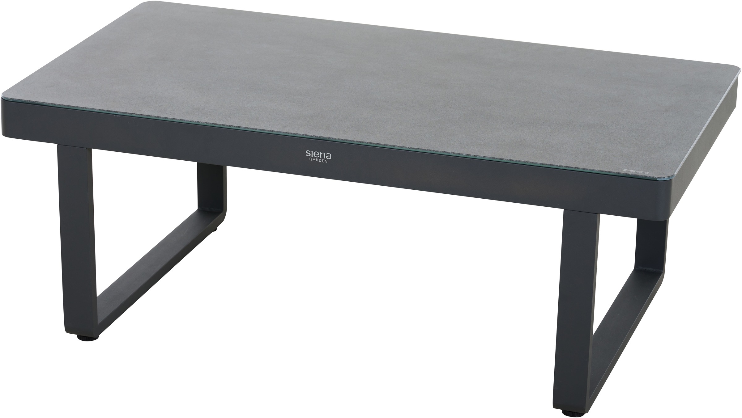 Siena Garden Loungeset »WESTON« Set, 3 tlg. aus Aluminium, inkl. Sitz- und Rückenkissen in mix anthrazit