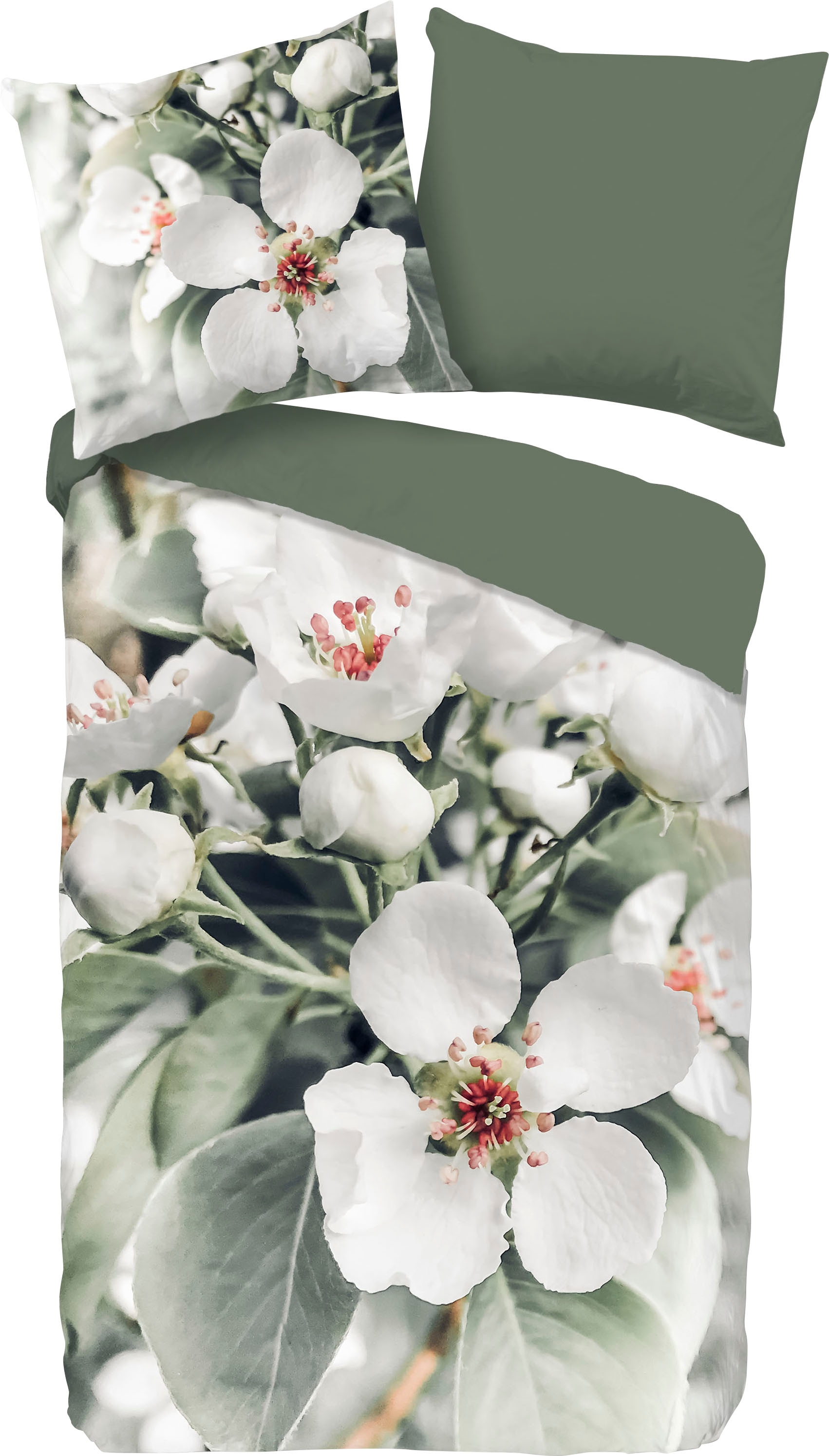 good morning Wendebettwäsche »Blossom«, (2 tlg.), mit Blumen