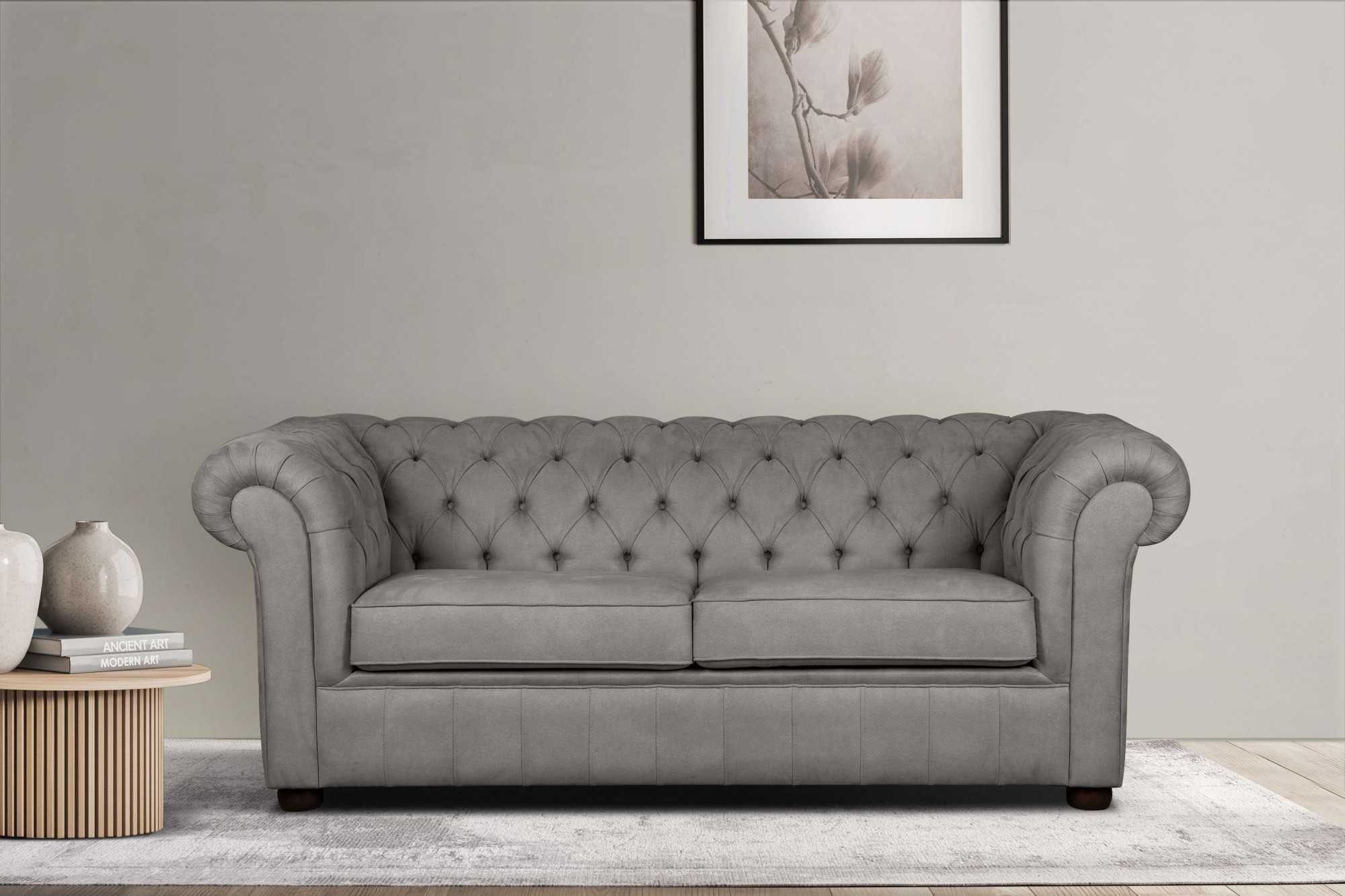 Home affaire 3-Sitzer "CHARENTE, optionale Schlafsofa, Chesterfield-Sofa, B günstig online kaufen