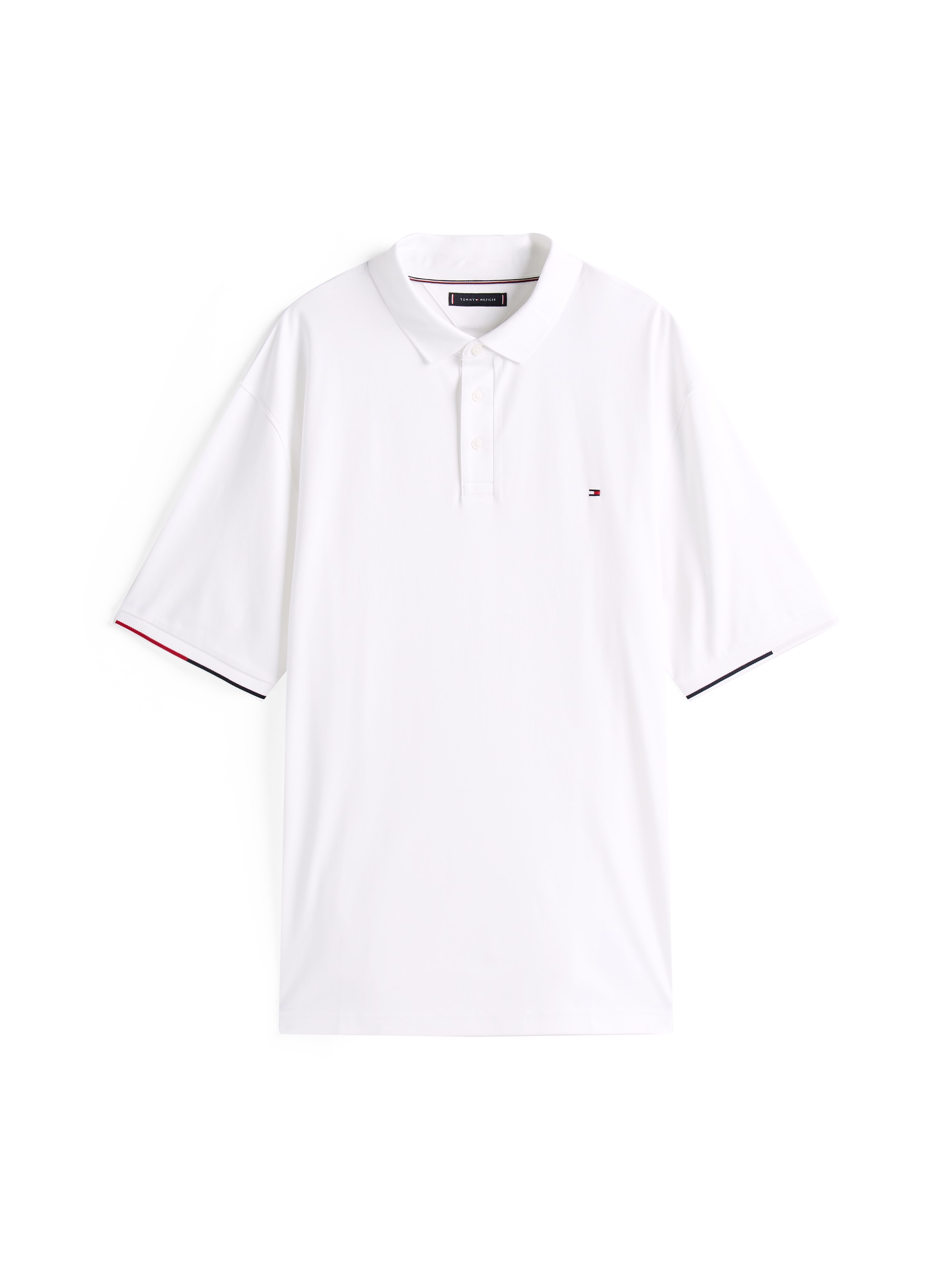 Tommy Hilfiger Big & Tall Poloshirt »BT-INTERLOCK FLAGCUFF SLIM FIT-B«, Große Größen