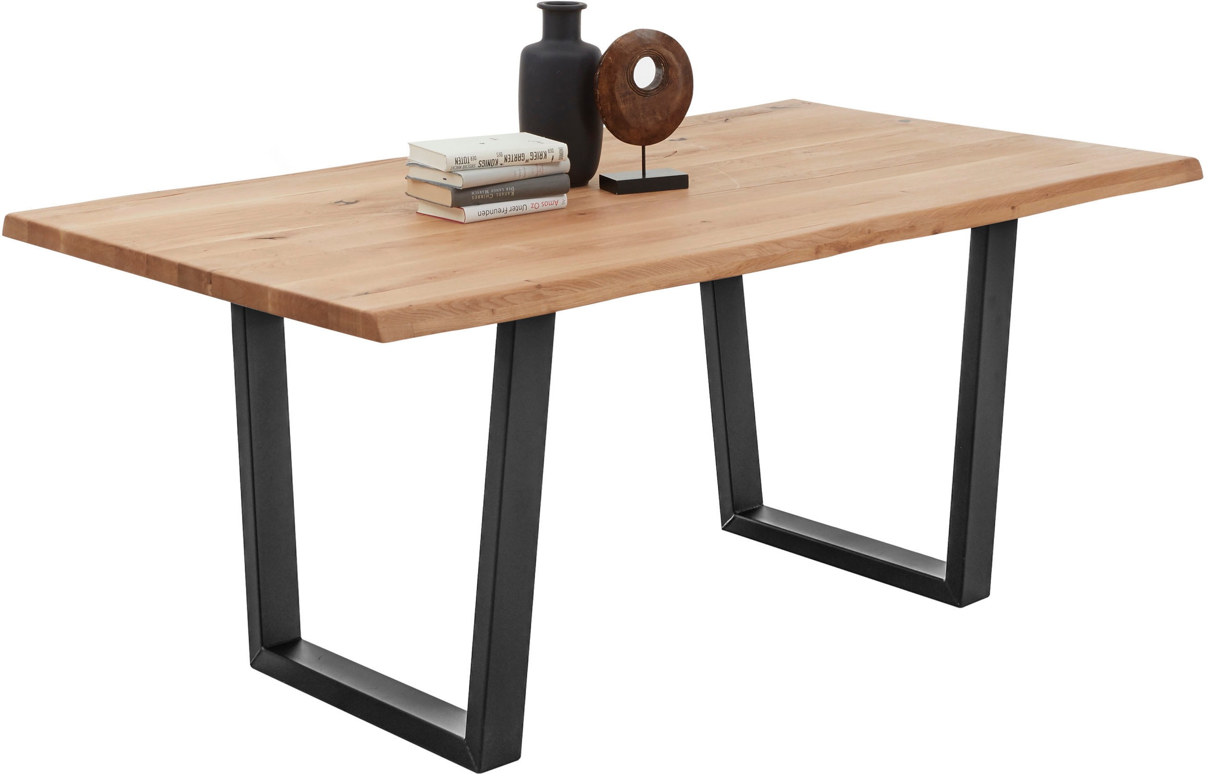 Thumbnail - Stolkom Esstisch "Benny" Eiche Massivholz, Tisch mit Baumkante