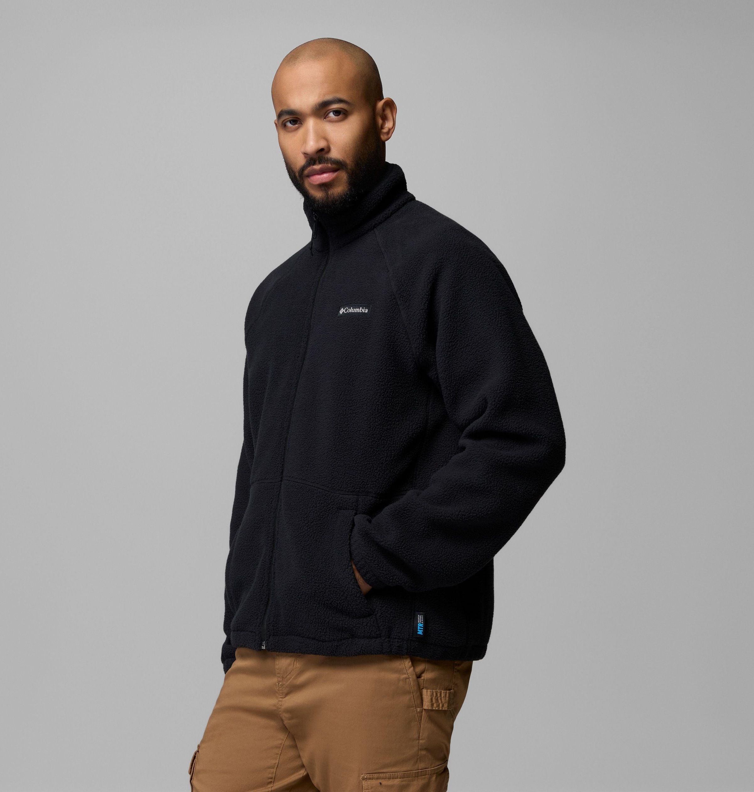 Columbia Fleecejacke »Timber Crest MTR Fleece Full Zip« mit Reißverschluss, wasserabweisend, windabweisend, atmungsaktiv