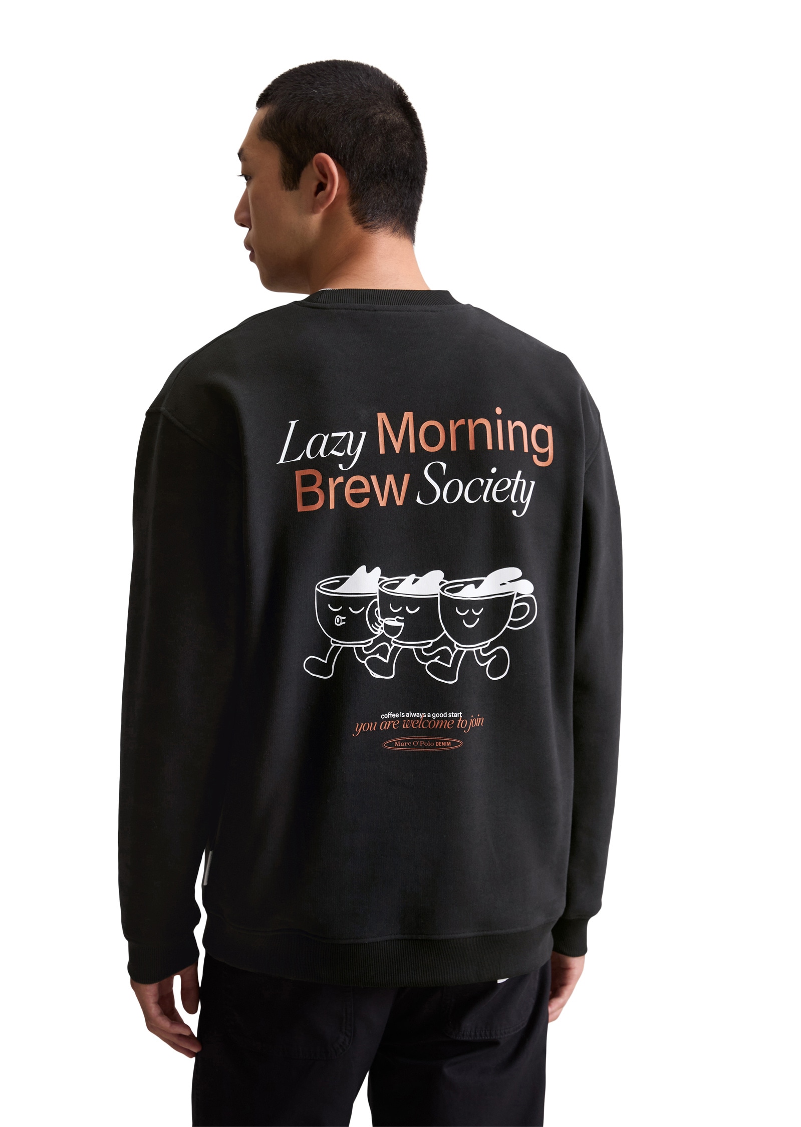 Marc O'Polo DENIM Sweatshirt »mit lässigem Rückenprint«