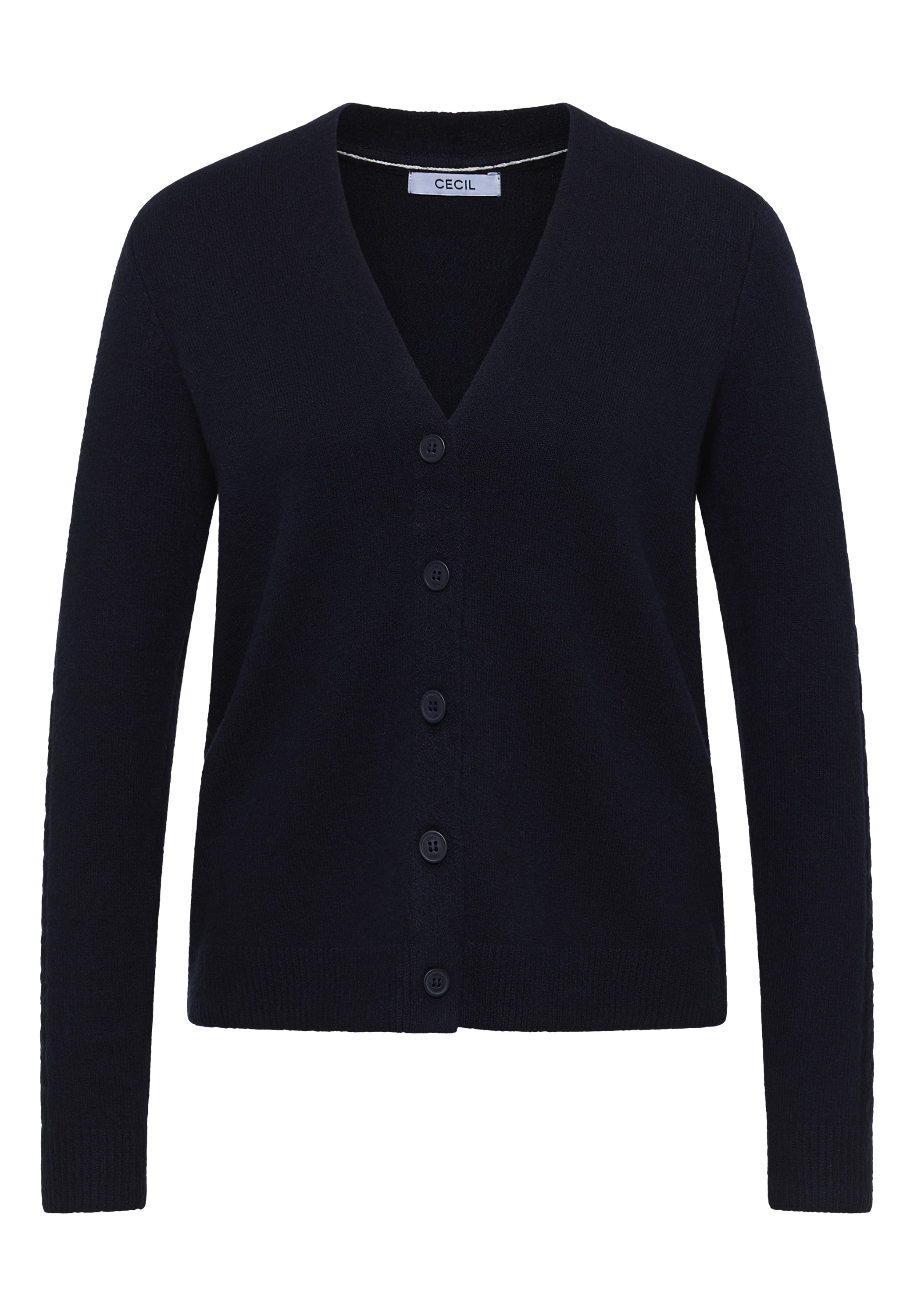 Cecil Cardigan, mit Knopfleiste