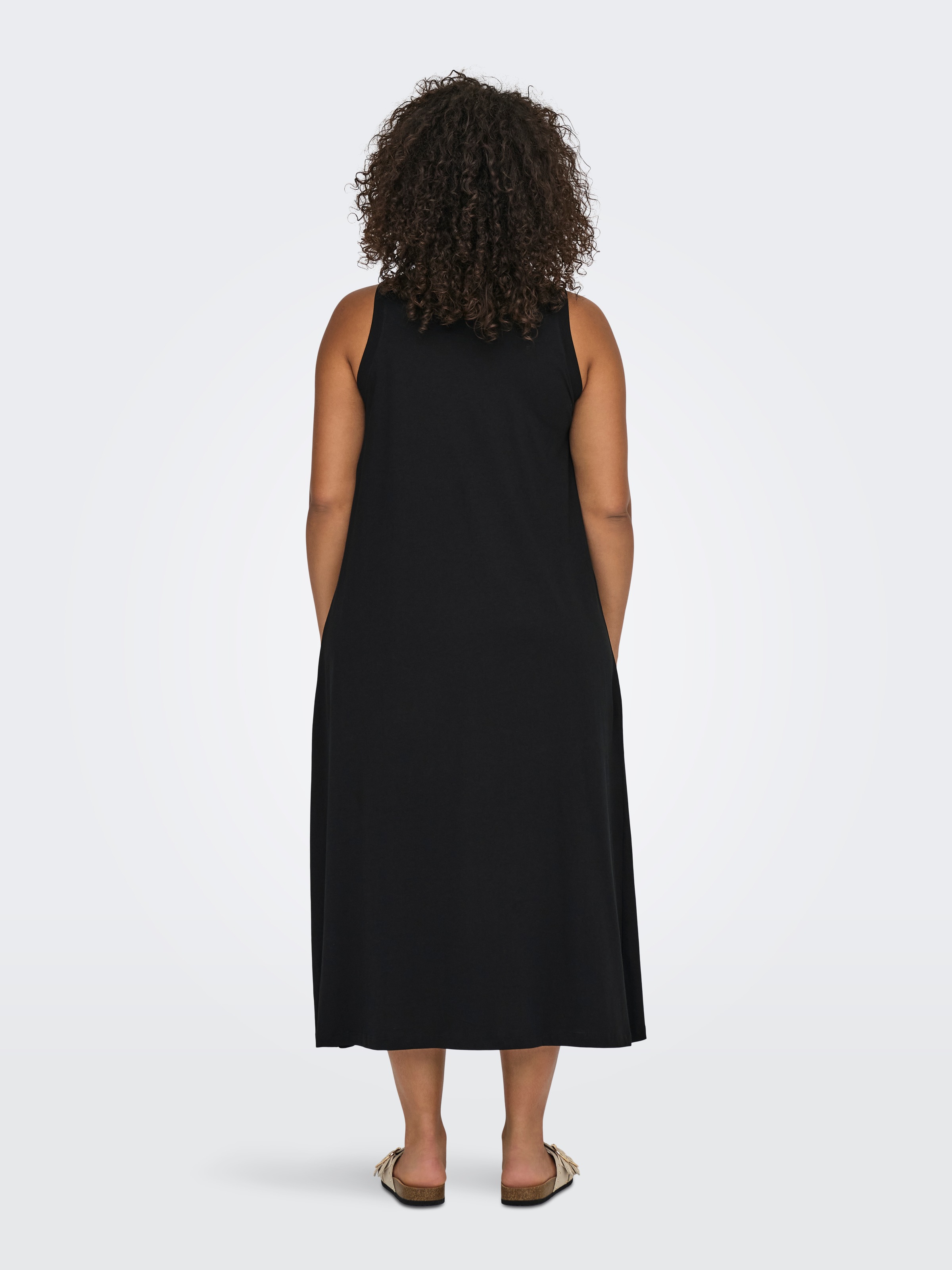 ONLY CARMAKOMA Shirtkleid "CARMAY LIFE S/L CALF V-NECK DRESS JRS" günstig online kaufen