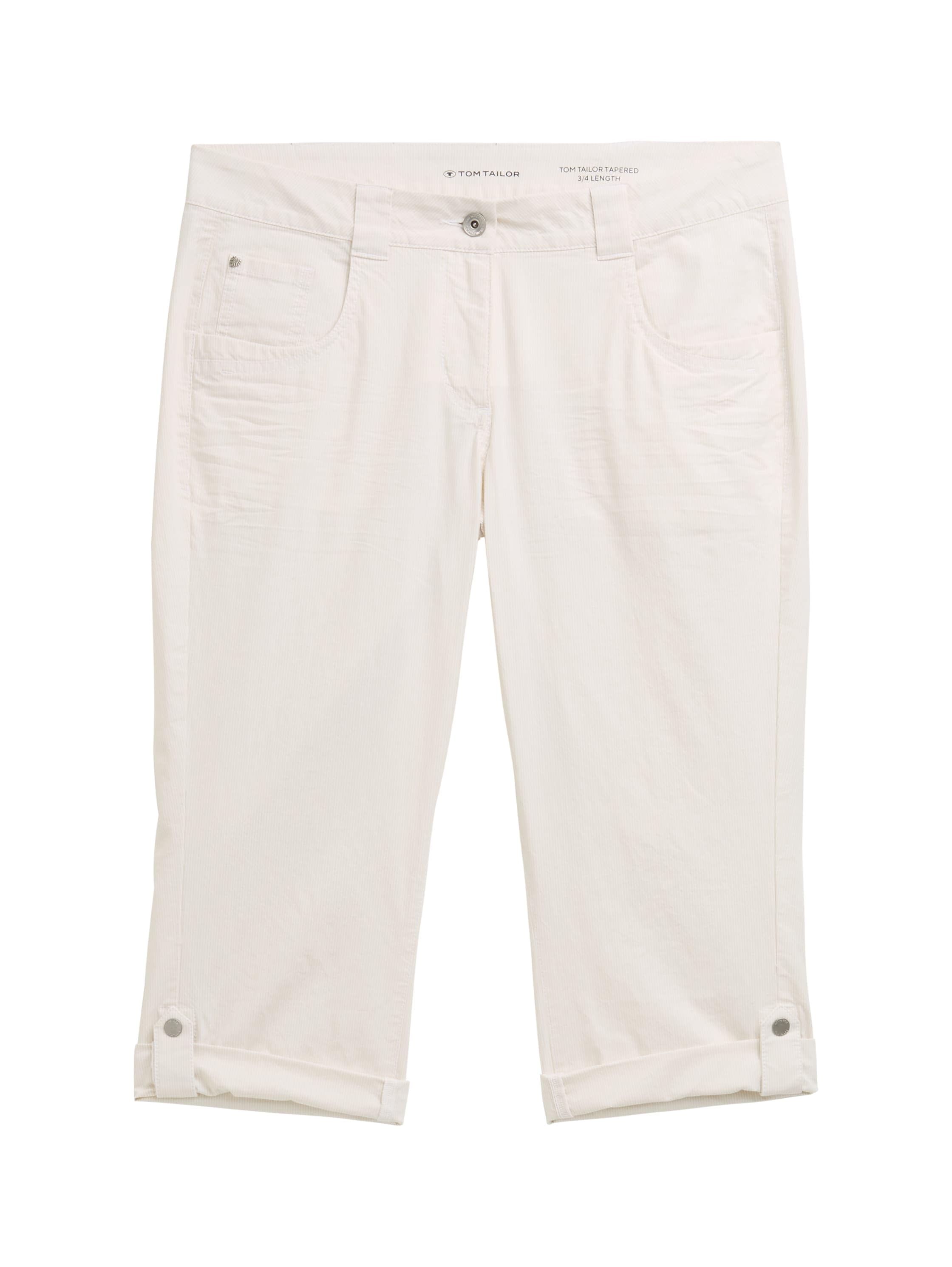 TOM TAILOR Caprihose, mit Streifen Muster