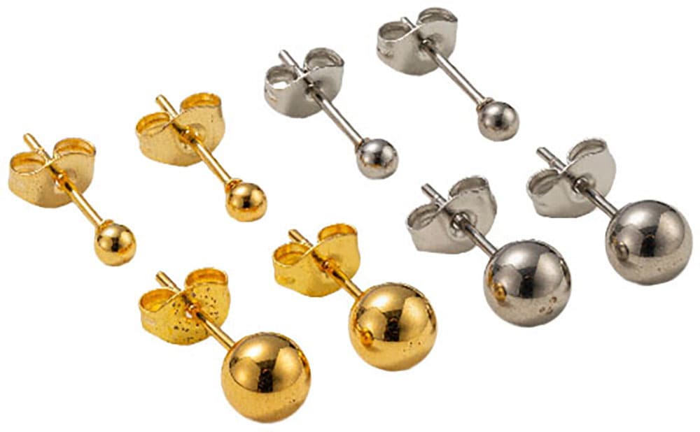 Firetti Ohrstecker-Set »Multipack Schmuck Geschenk Edelstahl Ohrschmuck Ohrringe«, (Set, 8 tlg.), Made in Germany