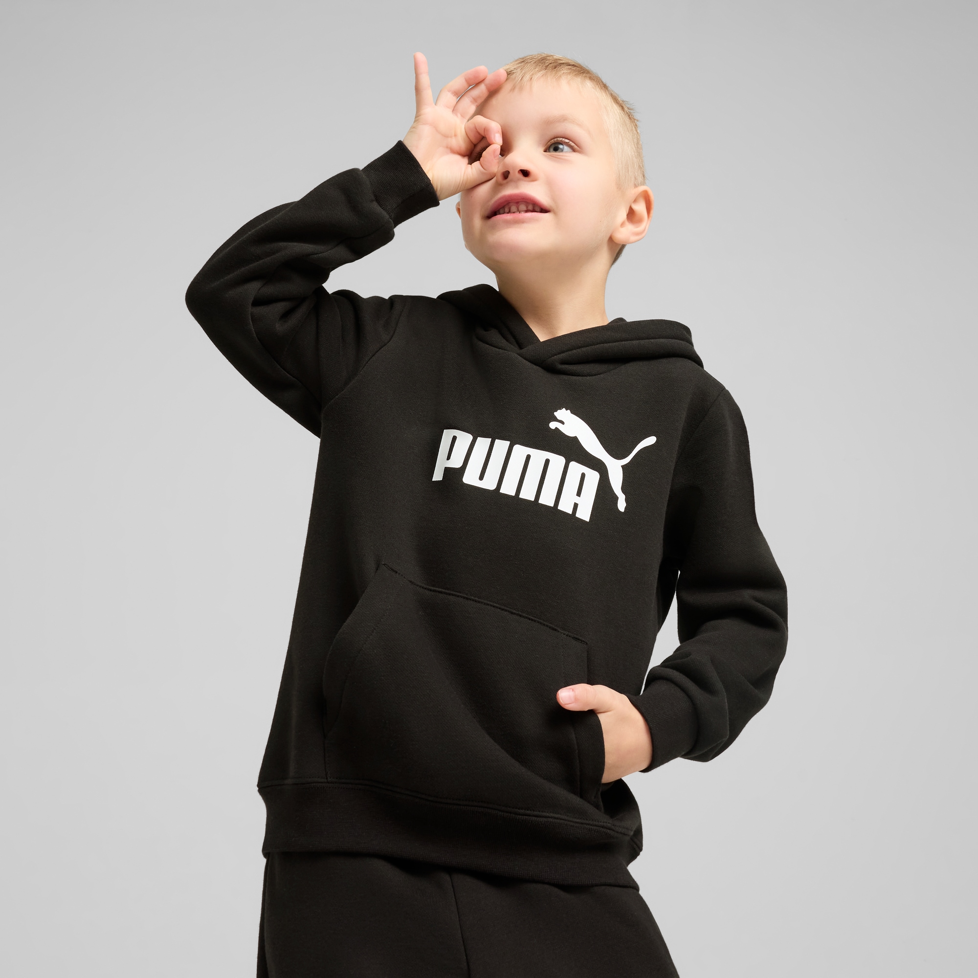 PUMA Kapuzensweatshirt "ESS NO. 1 LOGO HOODIE FL PS", mit Kapuze, mit gerippten Bündchen, mit Jerseyfutter