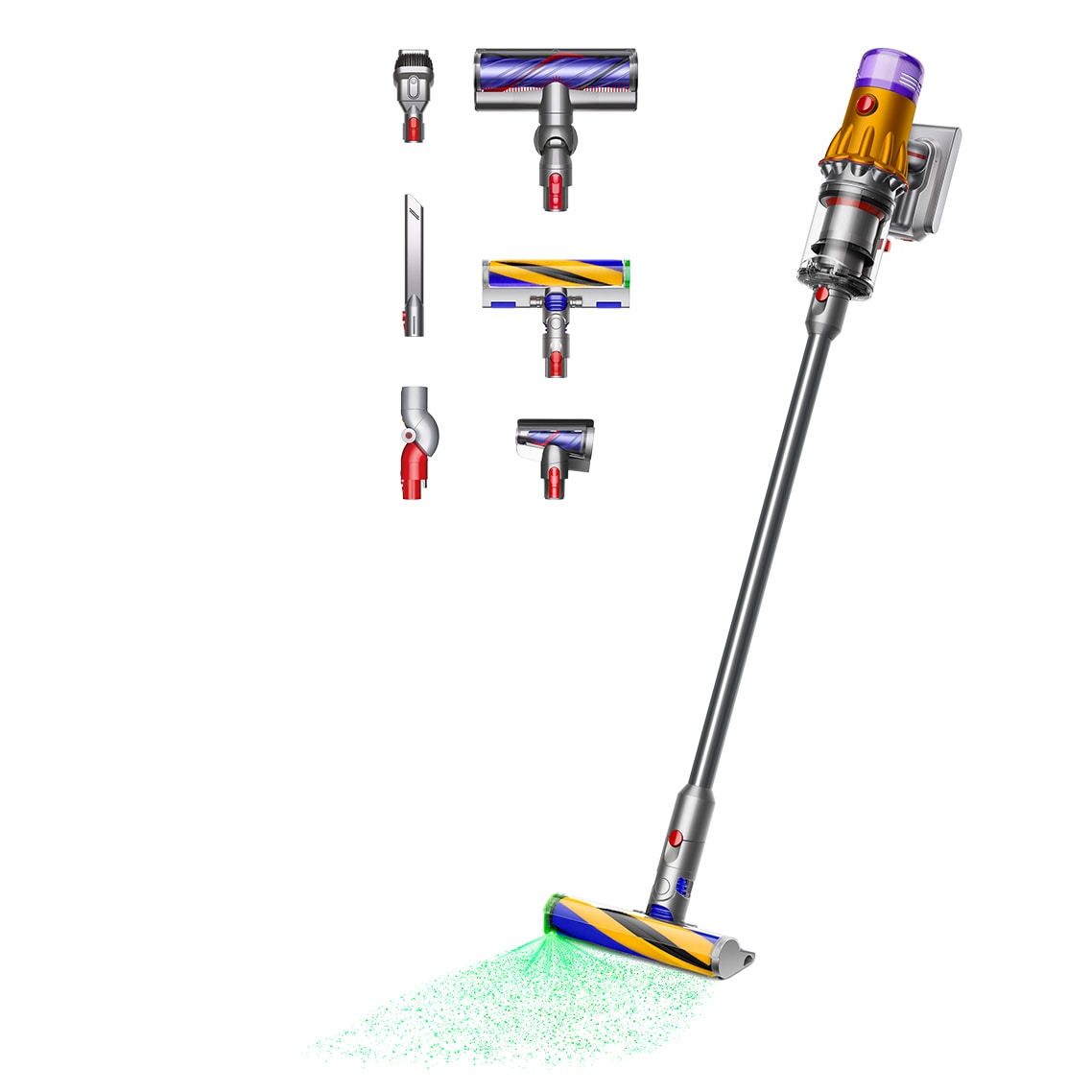 DYSON Akku-Hand-und Stielstaubsauger "V12™ Detect Slim Absolute" günstig online kaufen