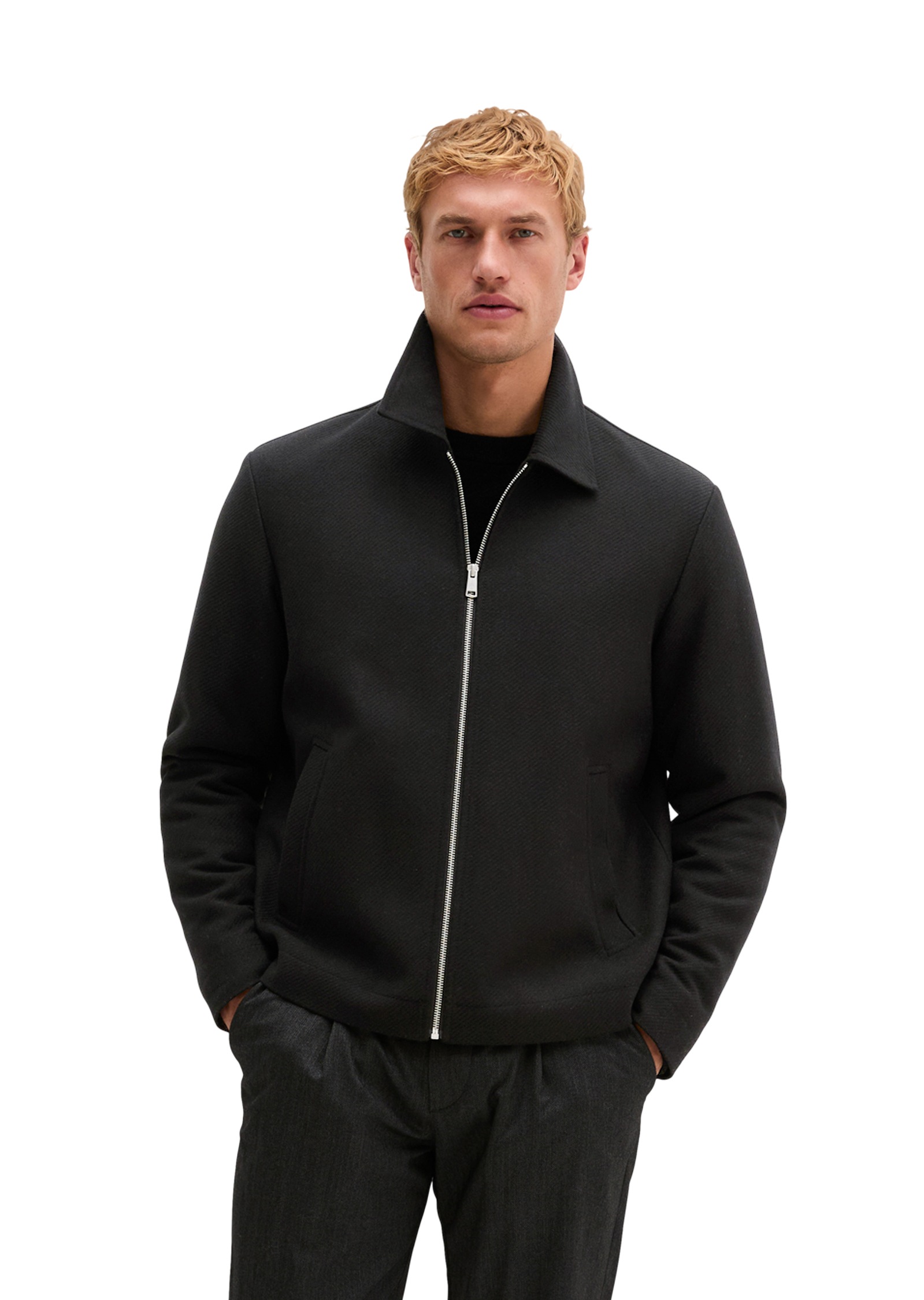 Marc O'Polo Outdoorjacke »aus weichem Schurwoll-Mix«