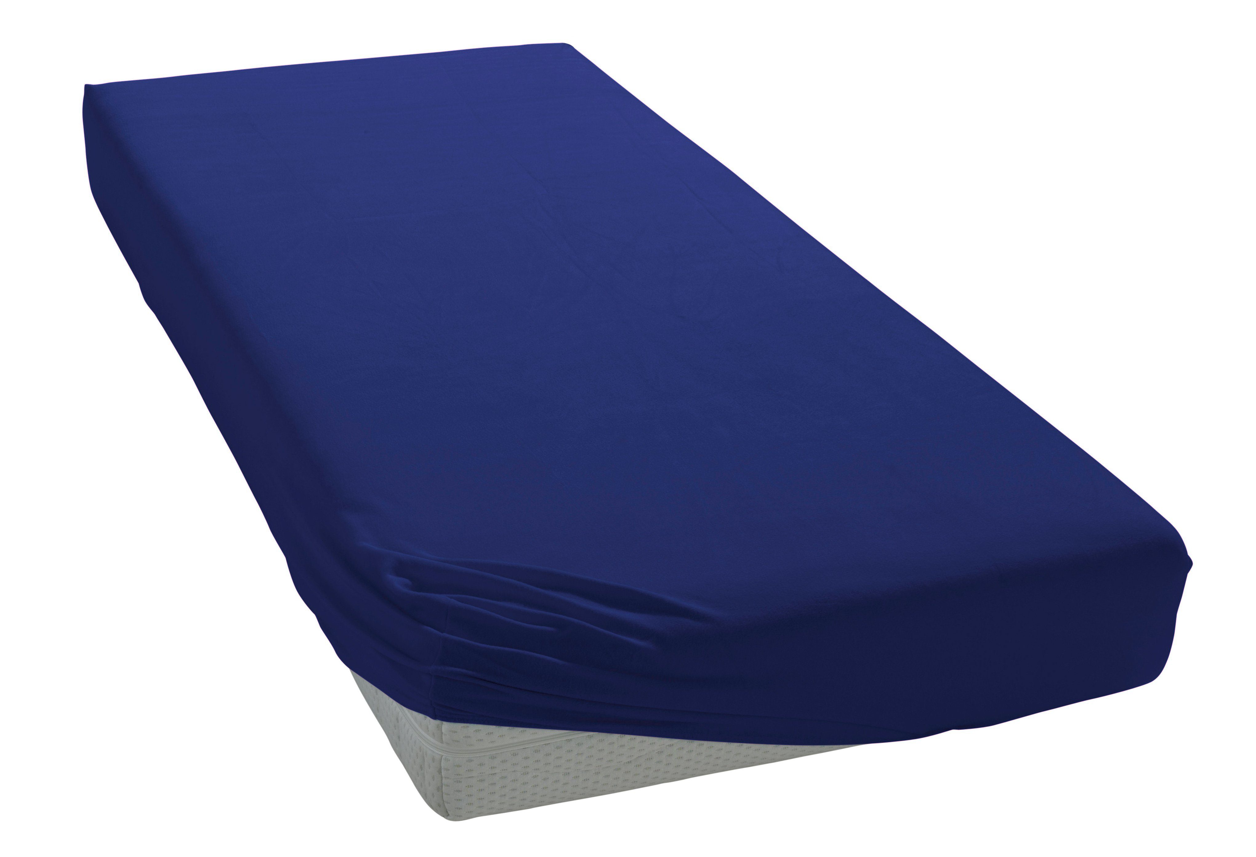 bellana Spannbettlaken "bellana Aqua mit Elasthan, 160 g/m²" Spannbetttuch für Matratzen bis 35cm Höhe, bügelfrei, faltenfrei